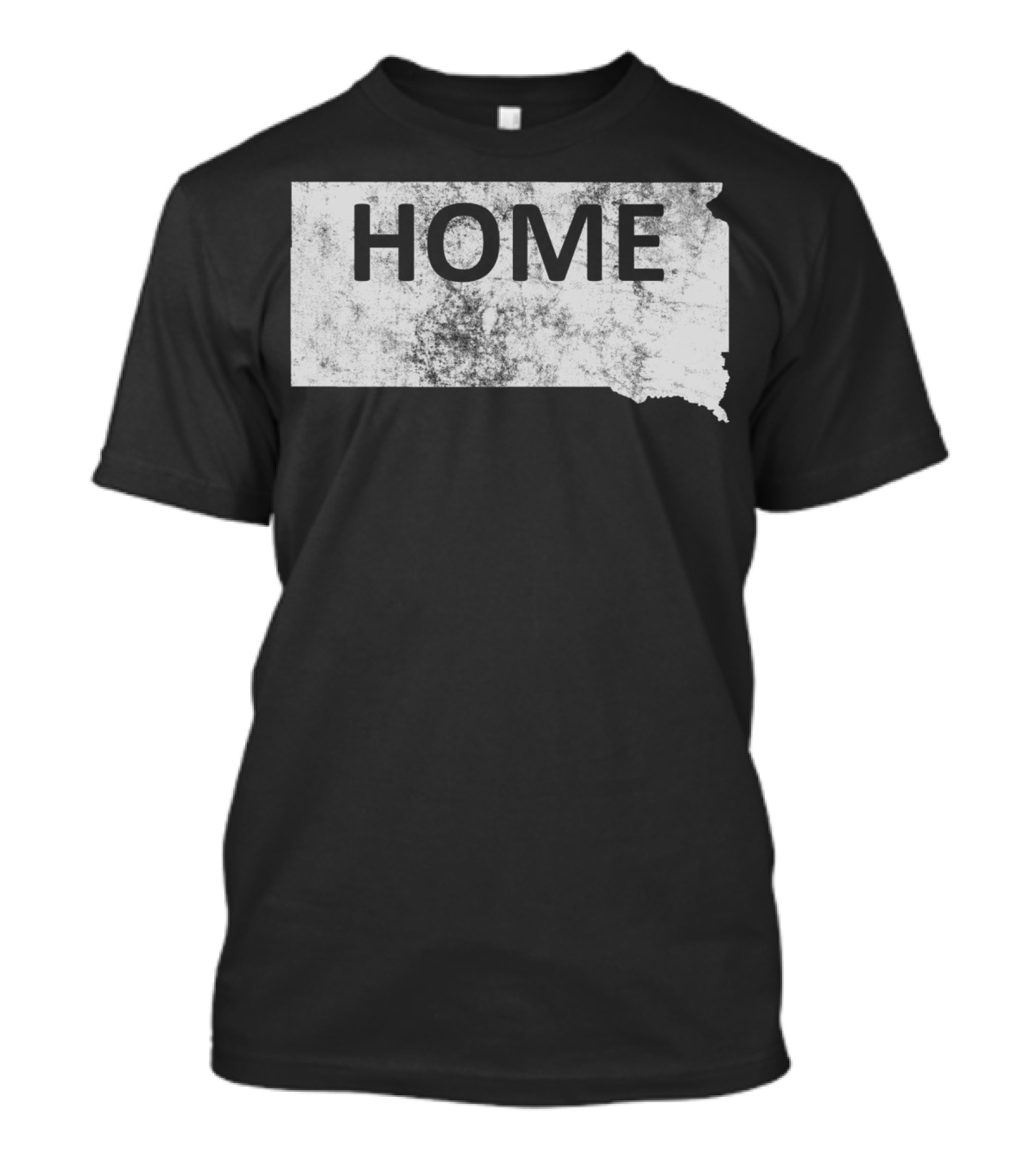 HOME South Dakota Map T-Shirt