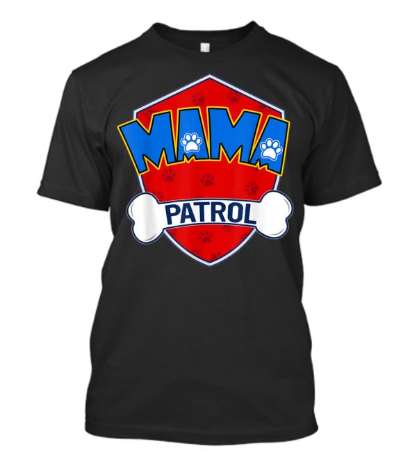 Mama Patrol Paw Badge T-Shirt