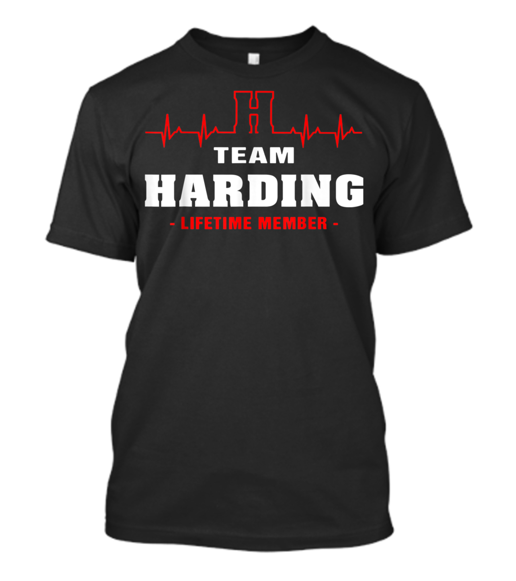 Team Harding Lifetime Member Surname Harding T-Shirt