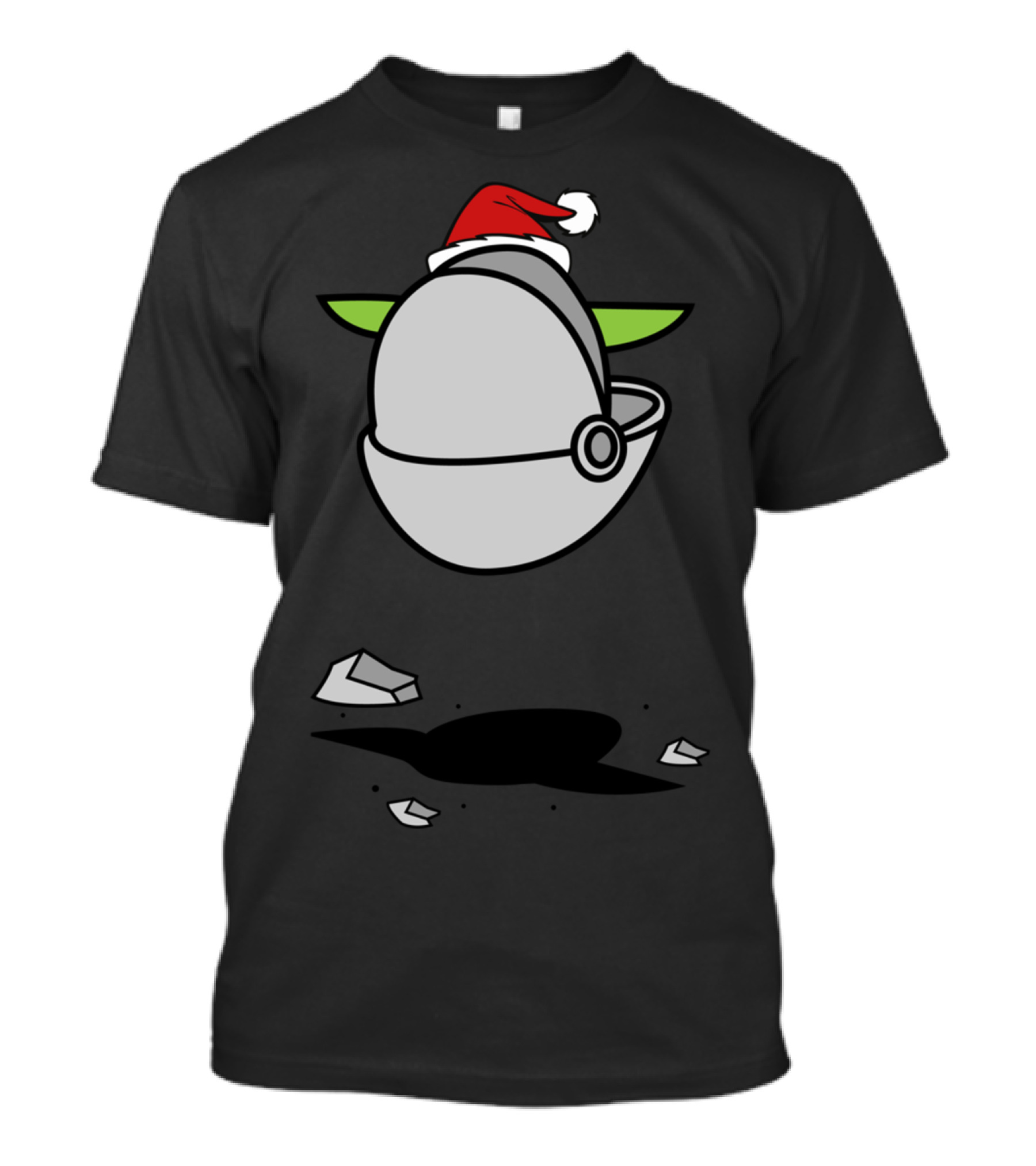 The Child Baby Cute Little Star Santa Hat T-Shirt