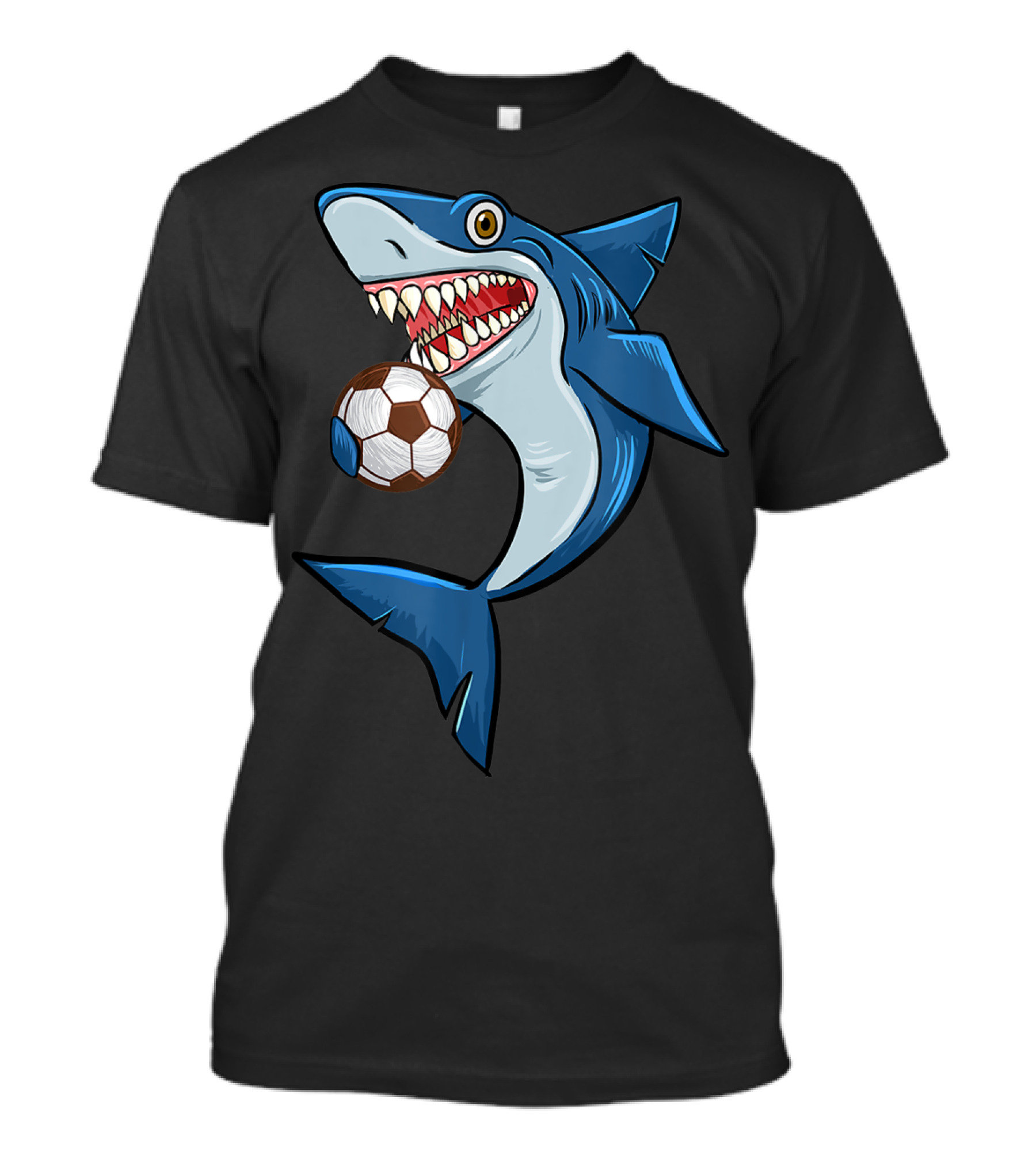 Football Sharks Love Animal Lovers Soccer Shark T-Shirt