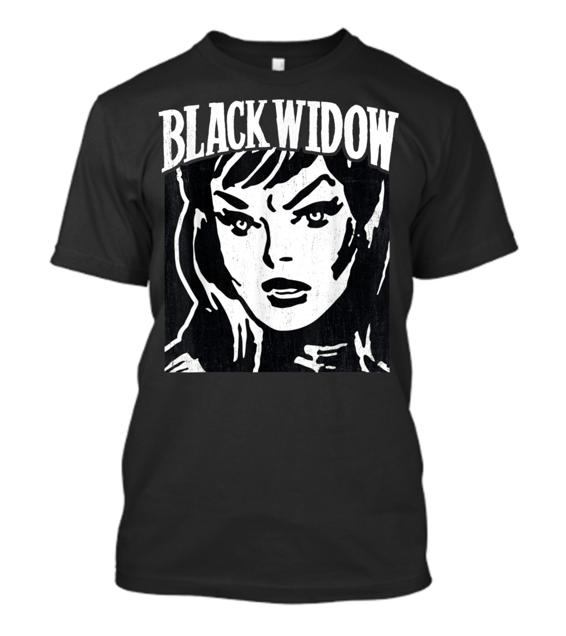 BLACK WIDOW Classic Marvel Comic Closeup T-Shirt