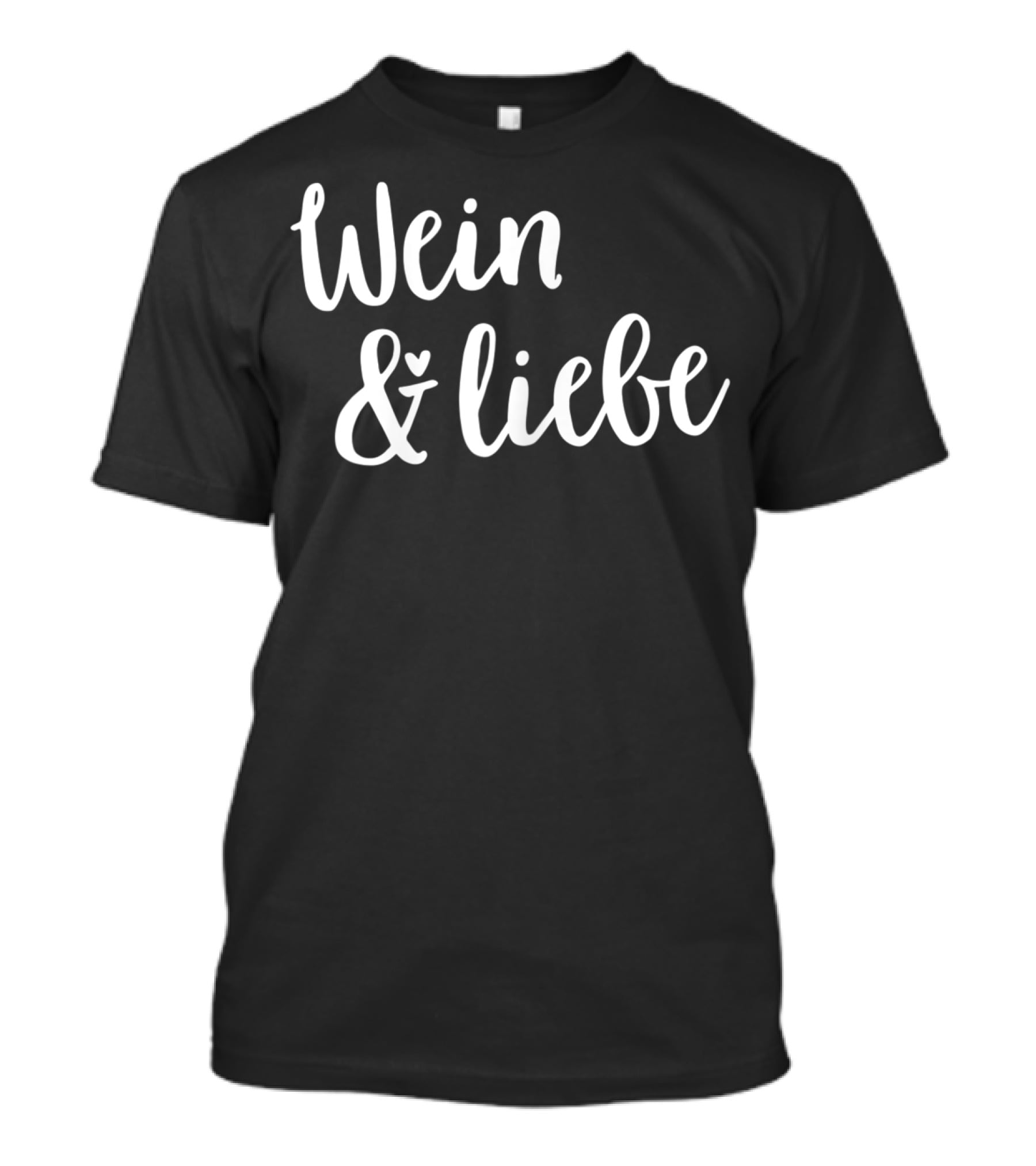 Wein And Liebe Heart T-Shirt