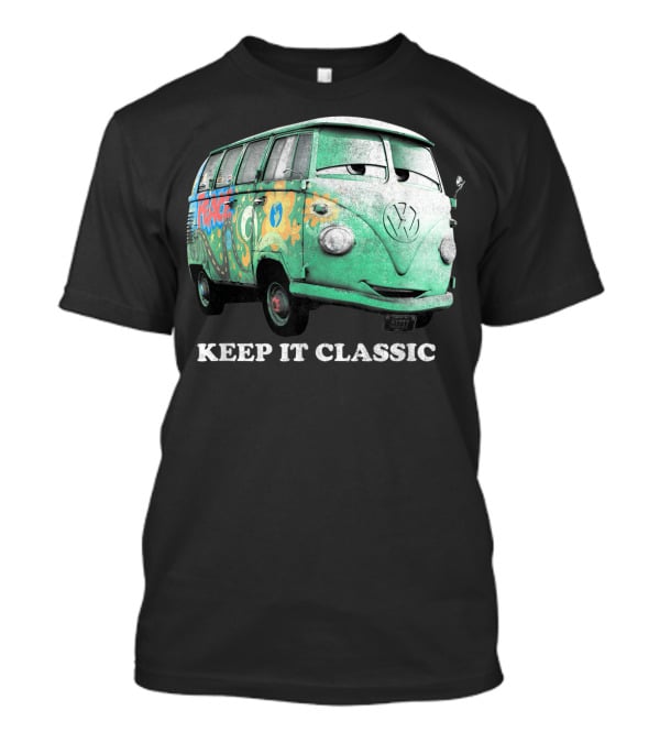 Disney Pixar Cars Fillmore Keep It Classic Volkswagen Van T-Shirt
