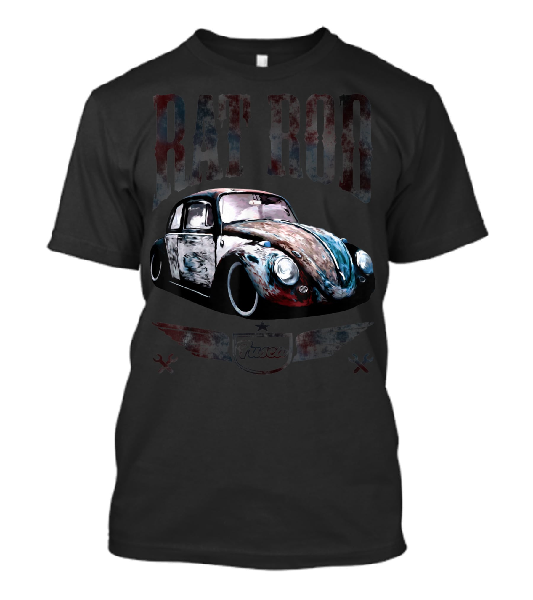 Fusca Rat Rod Classic Cars T-Shirt