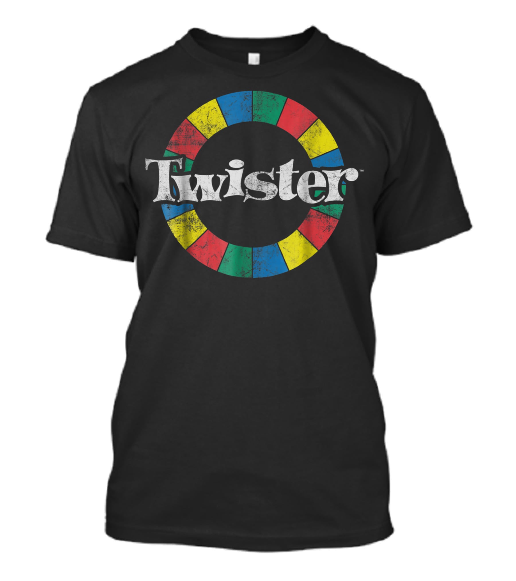 Twister Game Hasbro Colorful Circle T-Shirt