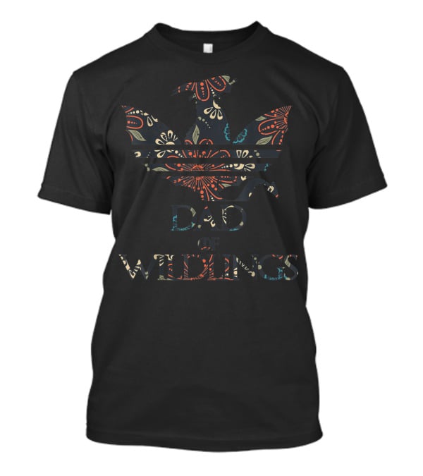 Dad Of Wildlings Floral Dragon T-Shirt