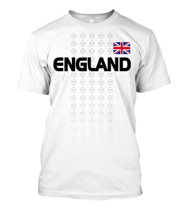 England Soccer English National Team Fan Flag T-Shirt