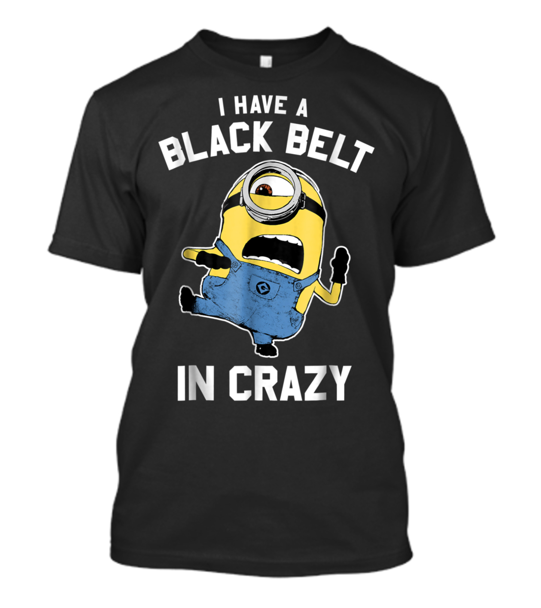 Despicable Me Minions I Have A Black Belt In Crazy T-Shirt