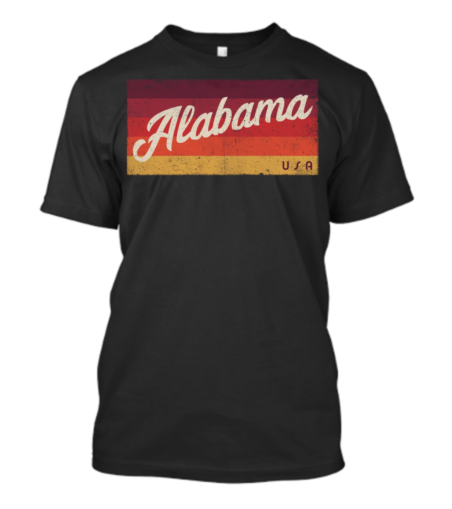 Alabama USA Vintage Retro Classic State T-Shirt