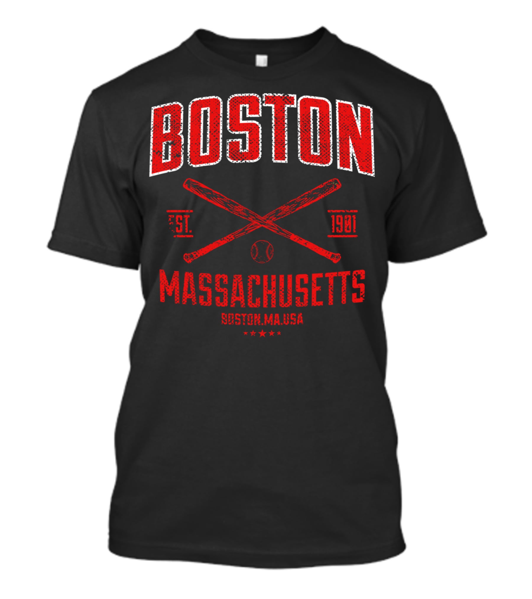 Boston Massachusetts Baseball Est. 1901 T-Shirt