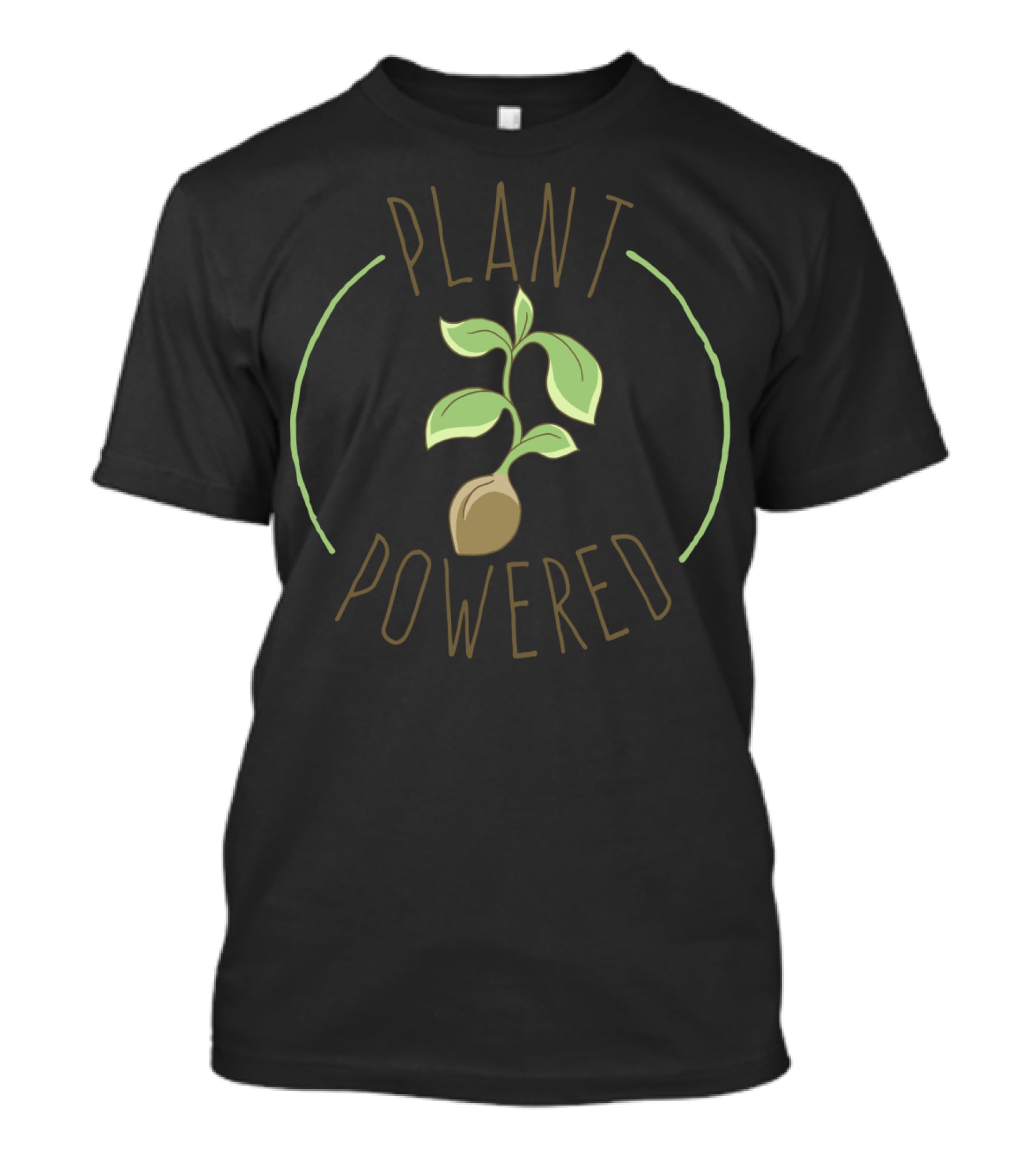 Plant Powered Seedling Emblem T-Shirt