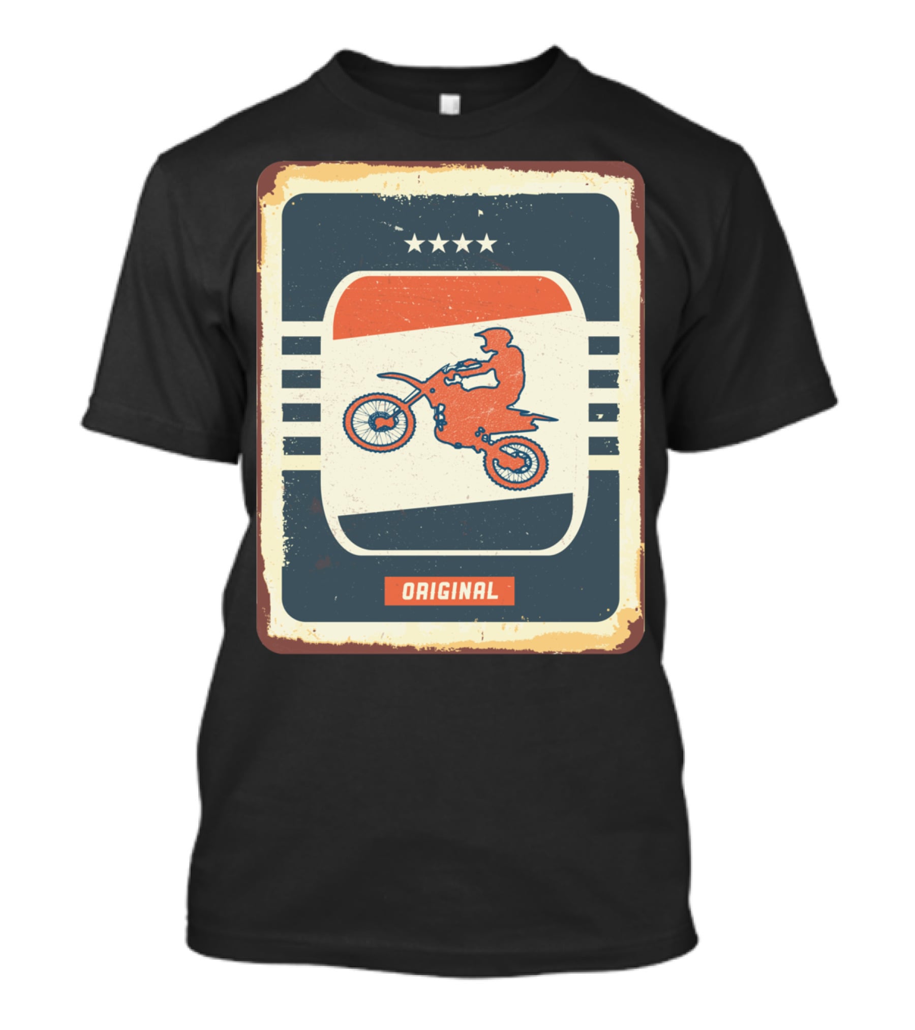Original Retro Motocross And Dirt Bike Vintage Moto T-Shirt