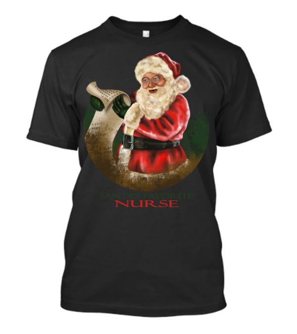 Santa's Favorite Nurse T-Shirt