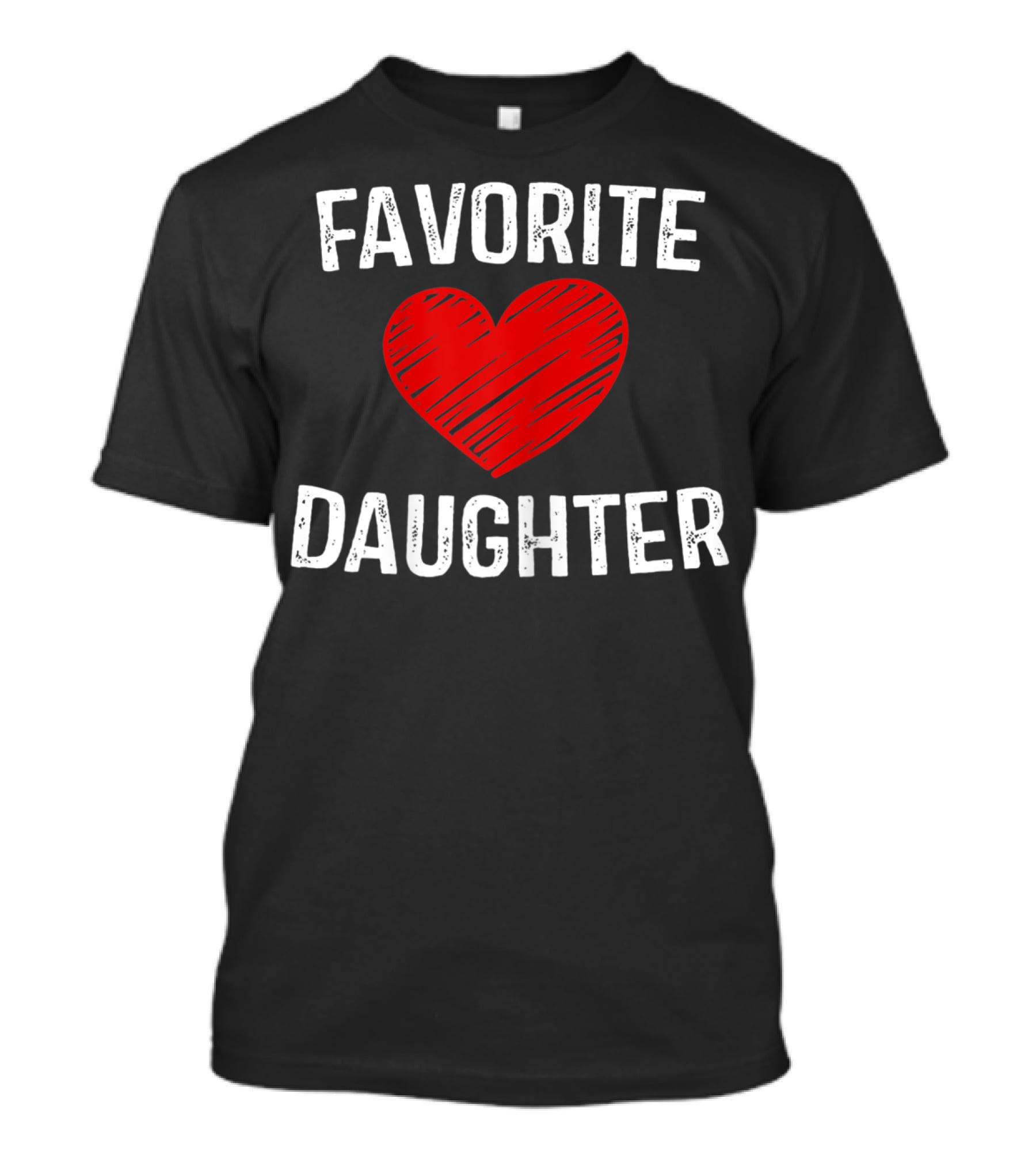 FAVORITE DAUGHTER Red Heart T-Shirt