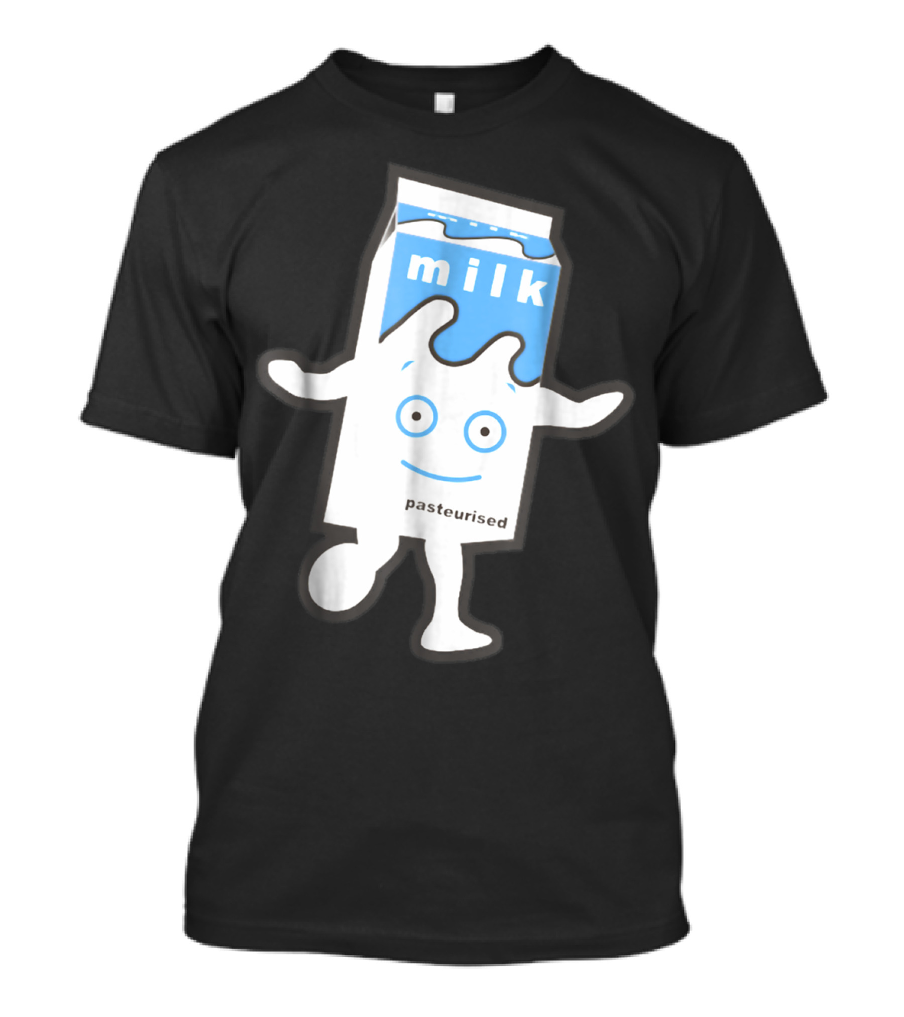 Blur Milky Milk Pasteurised Smiling Carton T-Shirt