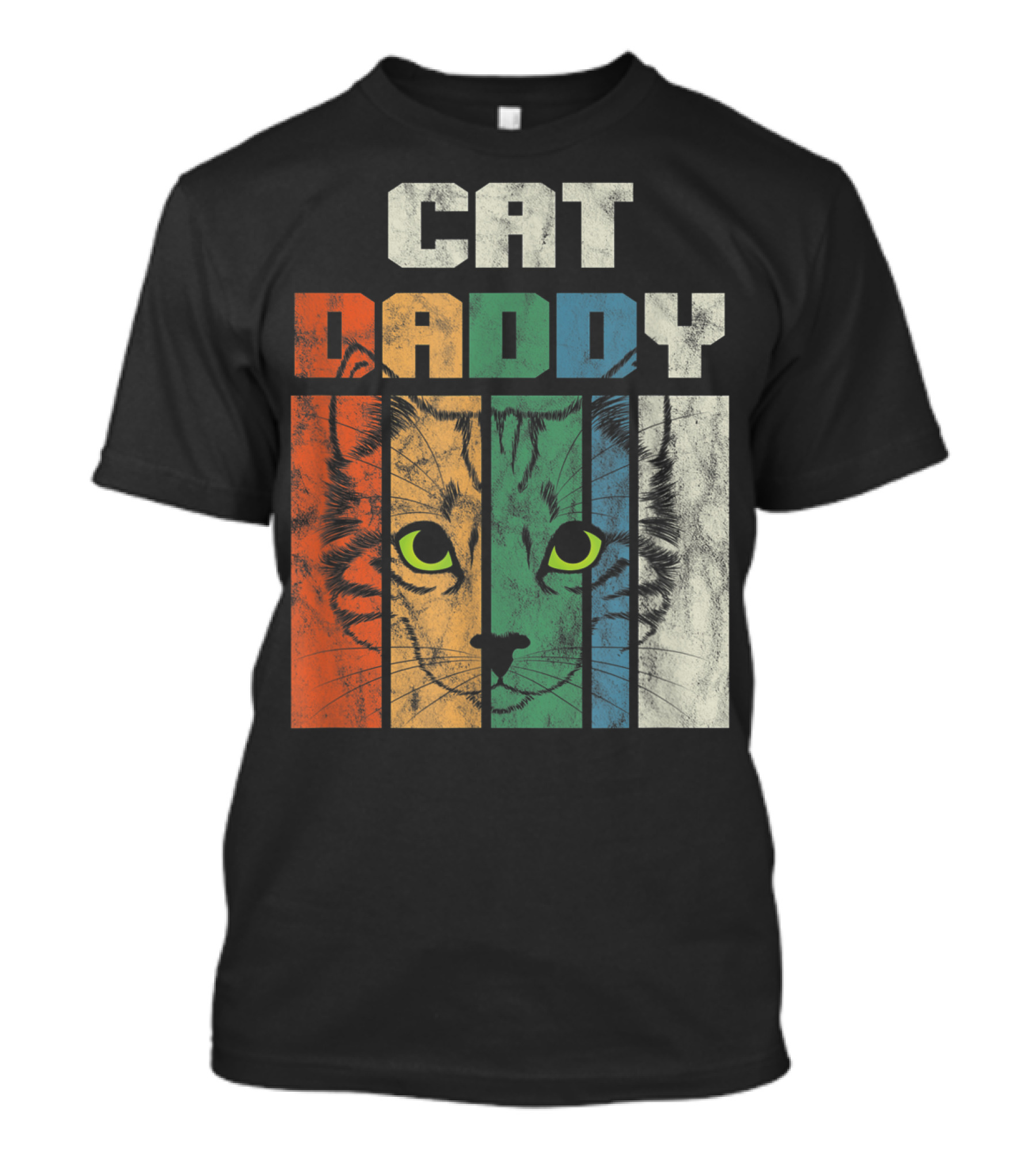 Retro Cat Daddy Cool Kitten Lover T-Shirt