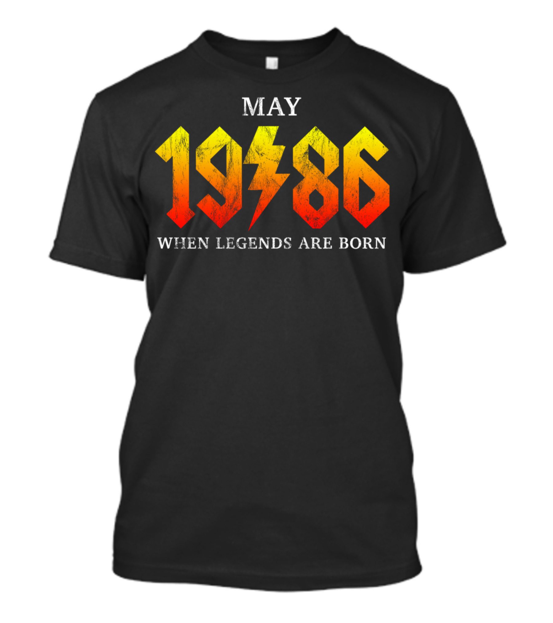 May 1986 When Legends Are Born Classic Rock T-Shirt