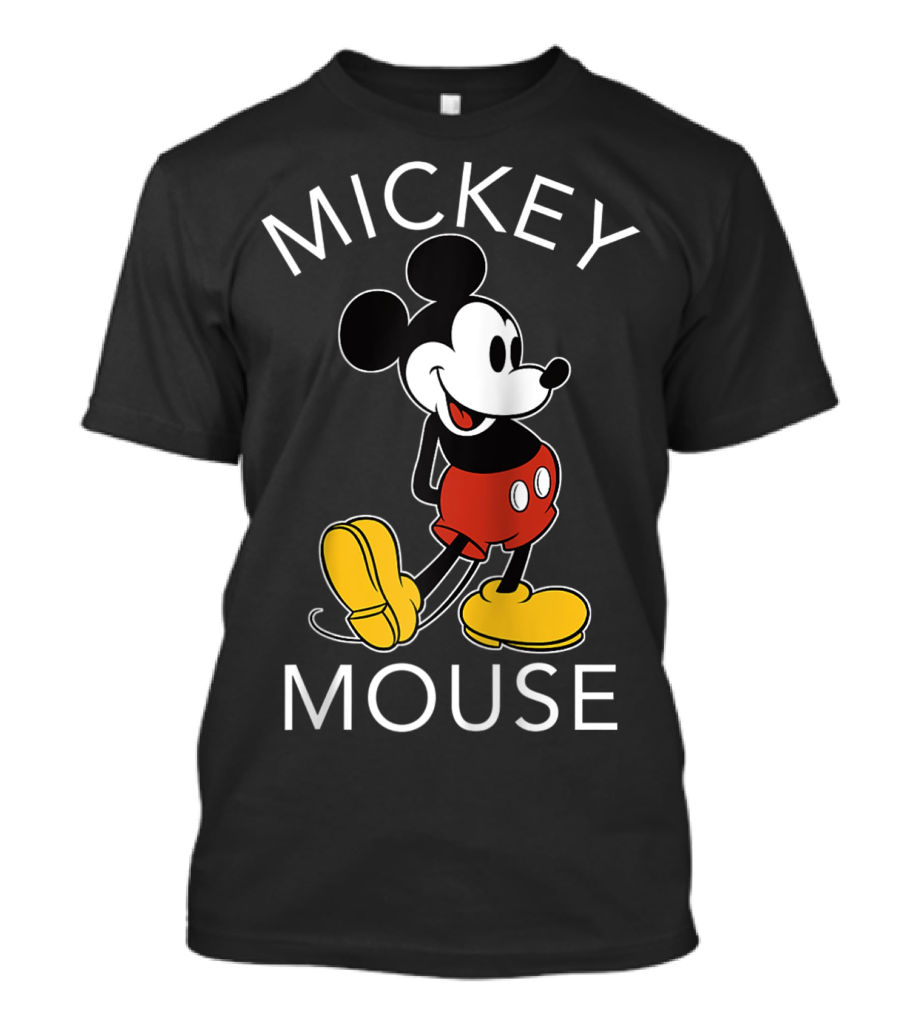 Mickey Mouse Disney Classic Red Shorts Yellow Shoes T-Shirt
