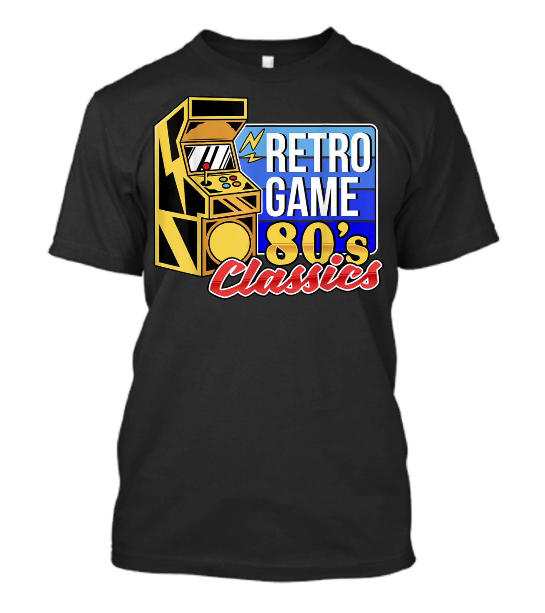 Retro Game 80's Classics Arcade Machine T-Shirt