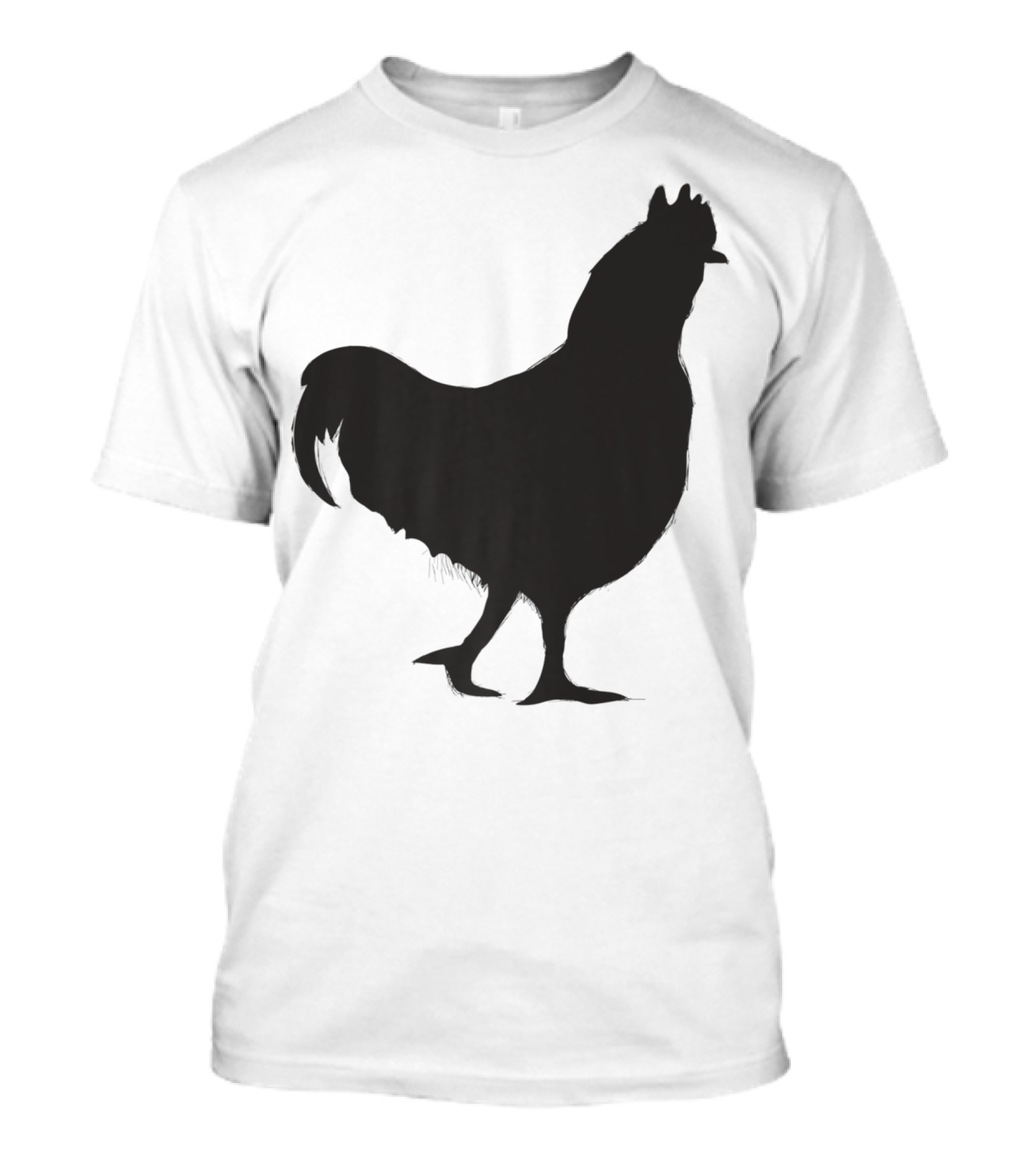 Chicken Poultry Silhouette Icon T-Shirt