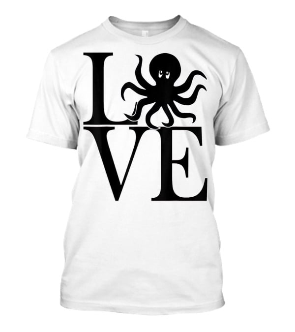 LOVE Octopus Dive Dive Dive T-Shirt