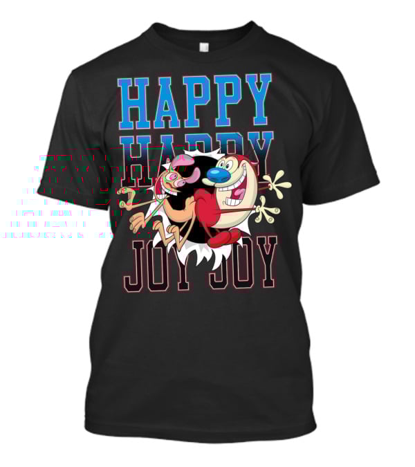 Ren And Stimpy Happy Happy Joy Joy T-Shirt