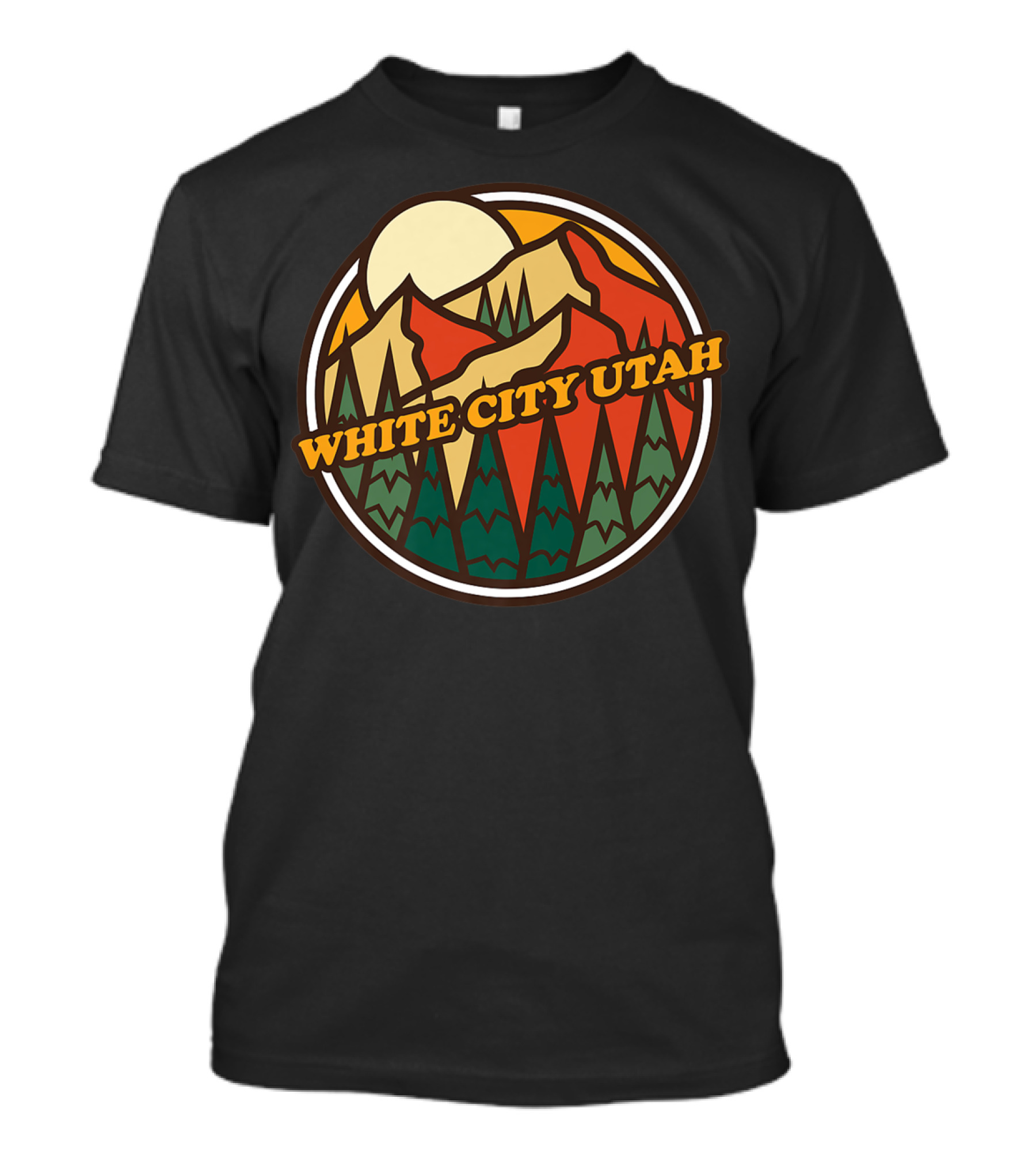 White City Utah Vintage Mountain Hiking T-Shirt