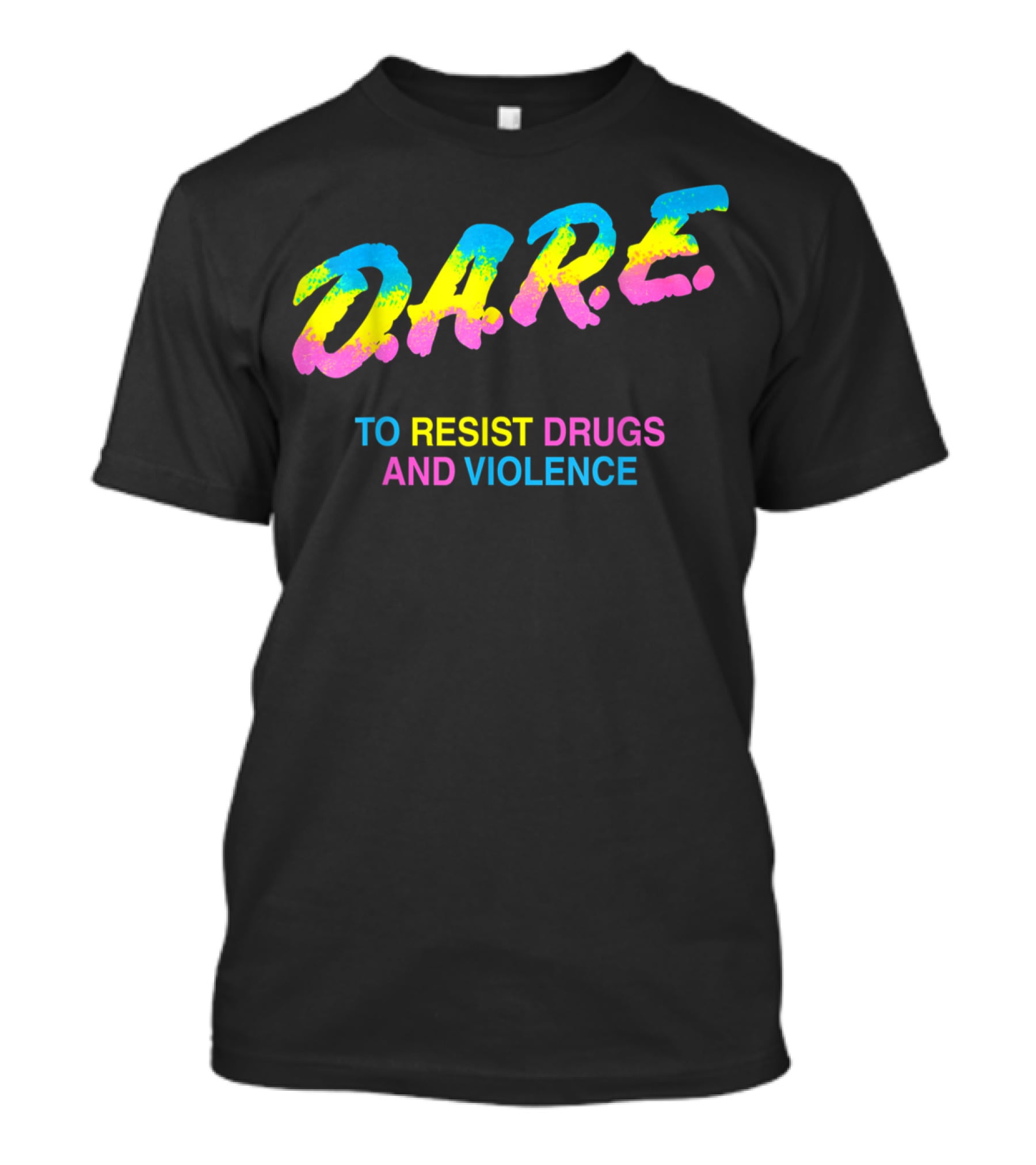 DARE To Resist Drugs And Violence 90s T-Shirt