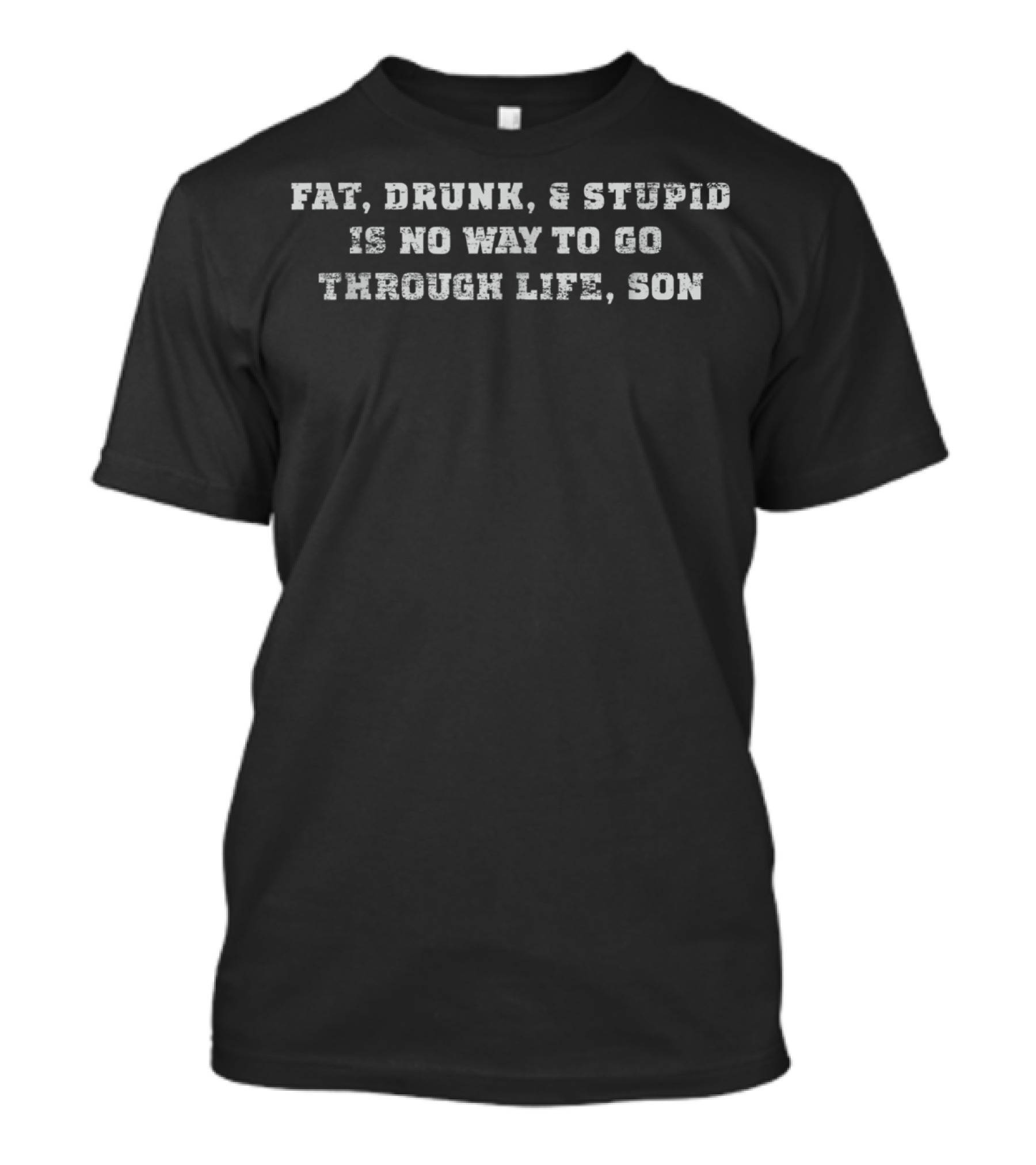 Fat Drunk And Stupid Is No Way To Go Through Life Son T-Shirt