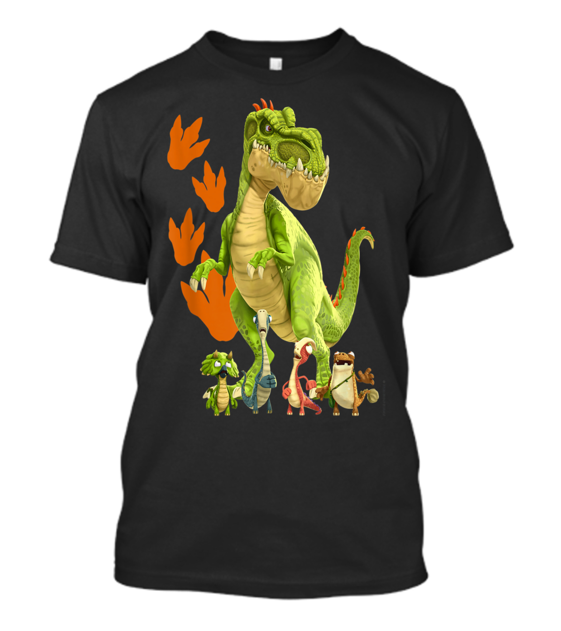 Gigantosaurus Giganto And Dino Footprints 4 Kid Dinos T-Shirt