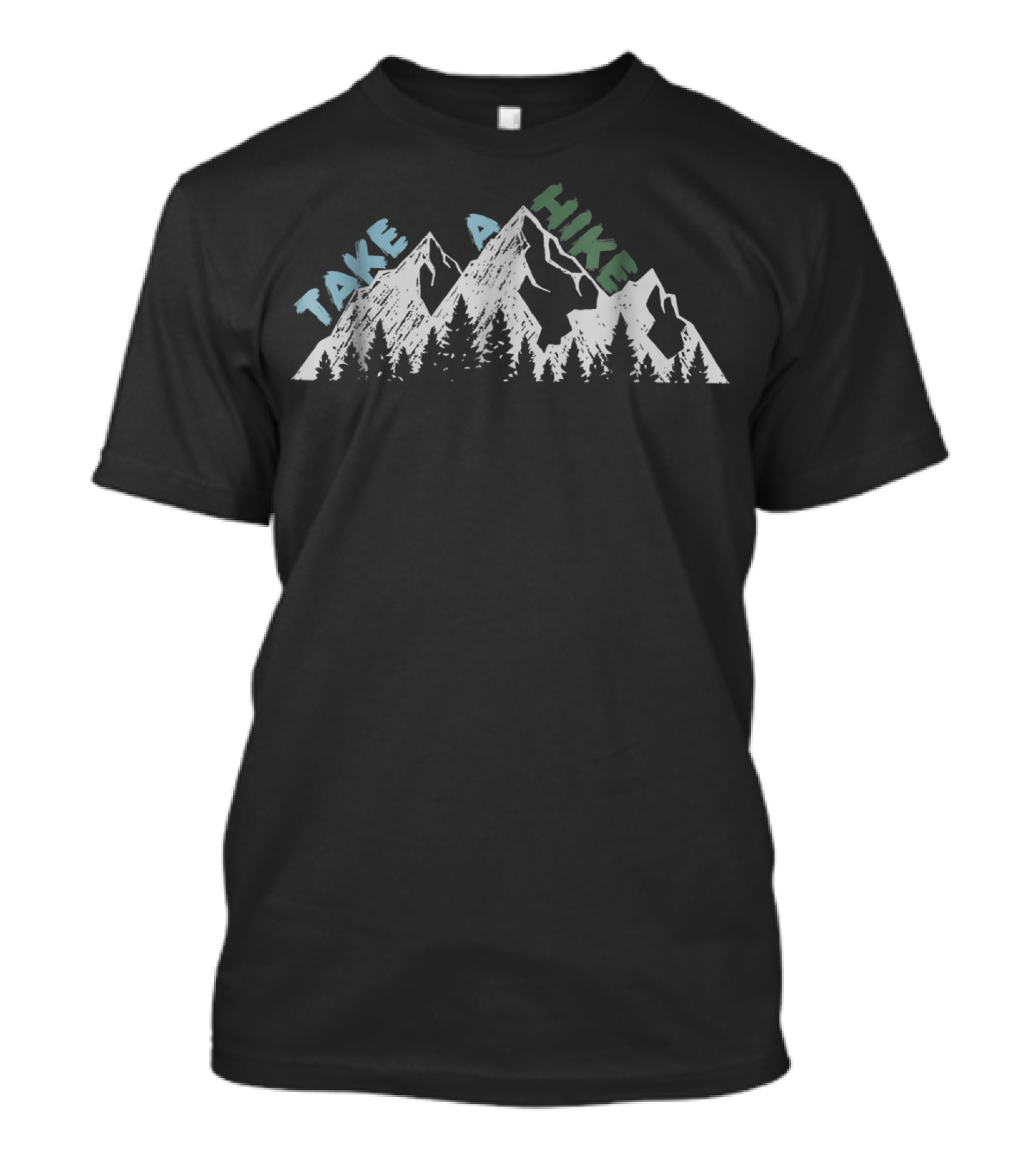 Take A Hike Mountain Adventure Backpacking Hiking T-Shirt