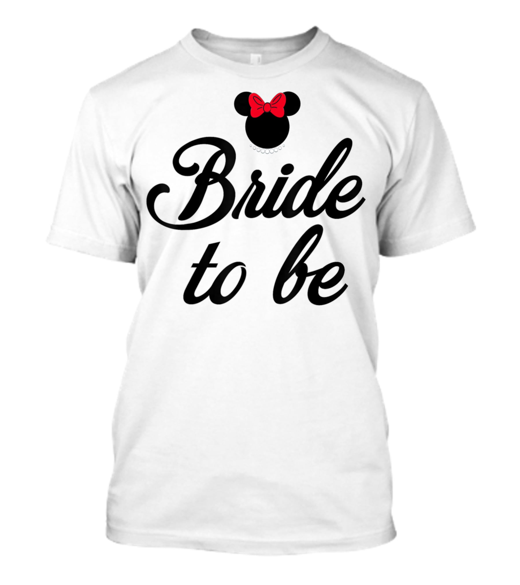 Disney Minnie Bride To Be Bridal T-Shirt