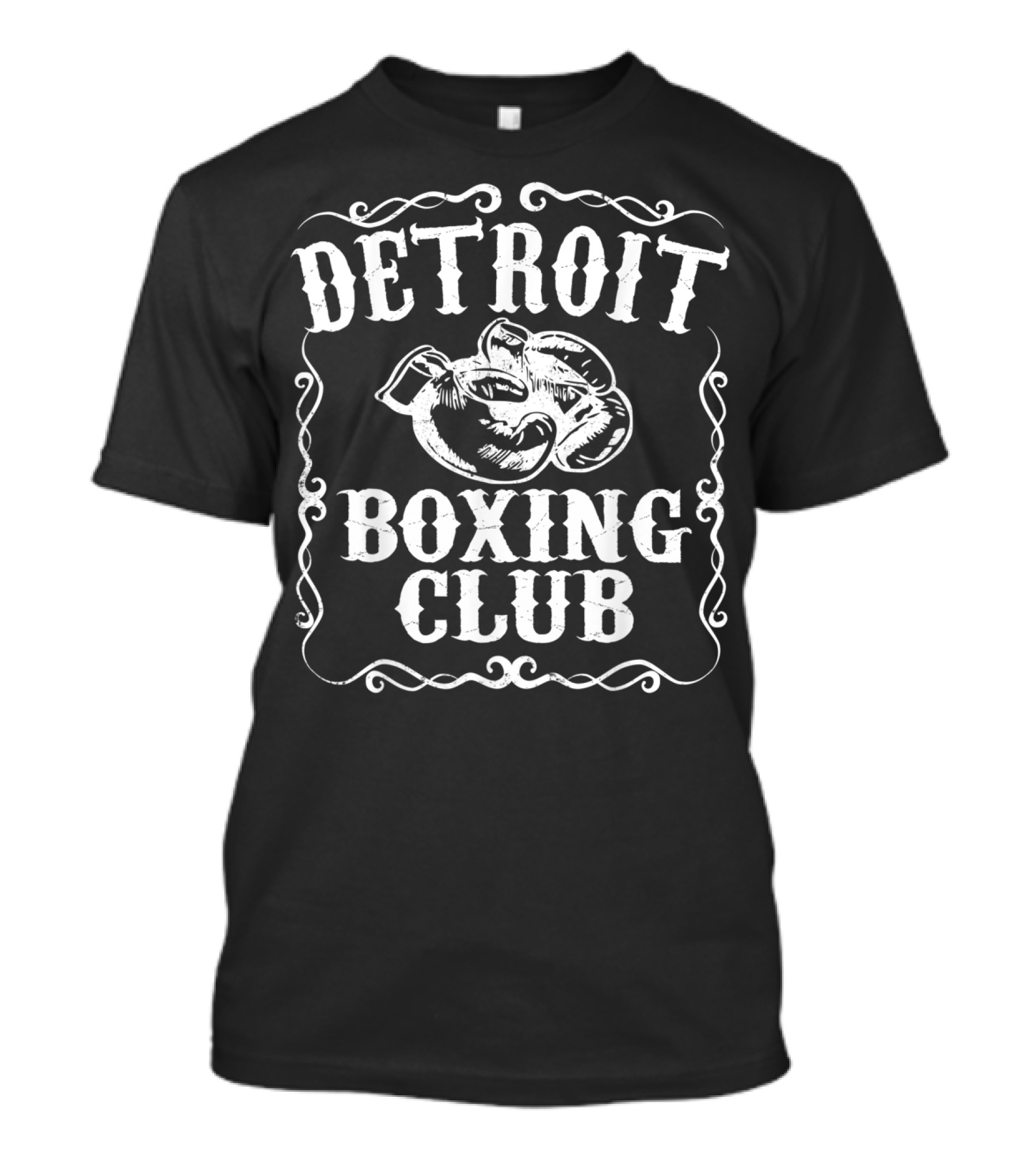 Detroit Boxing Club Vintage Boxer Gloves T-Shirt