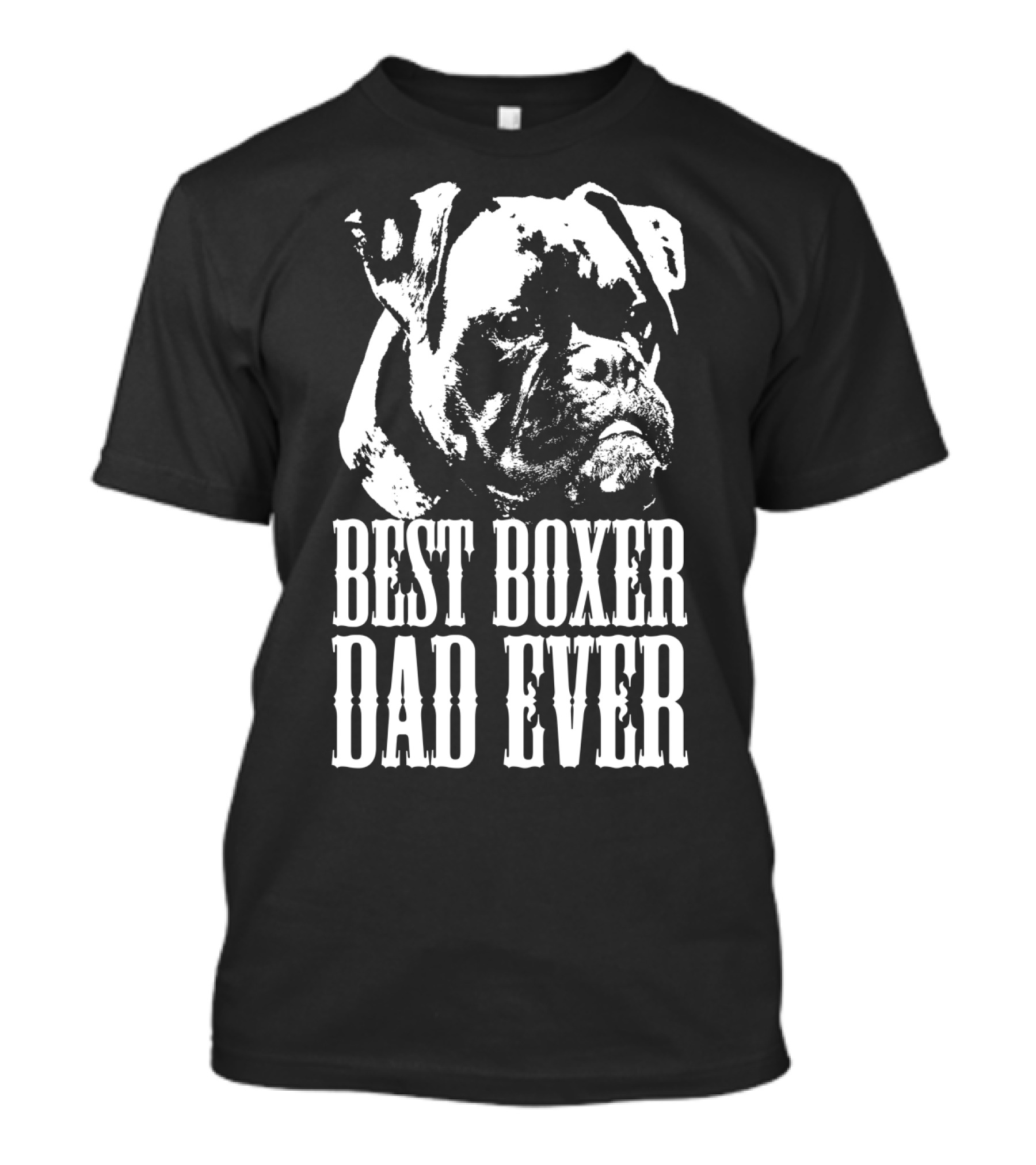 Best Boxer Dad Ever Dog Dad Love Mens T-Shirt