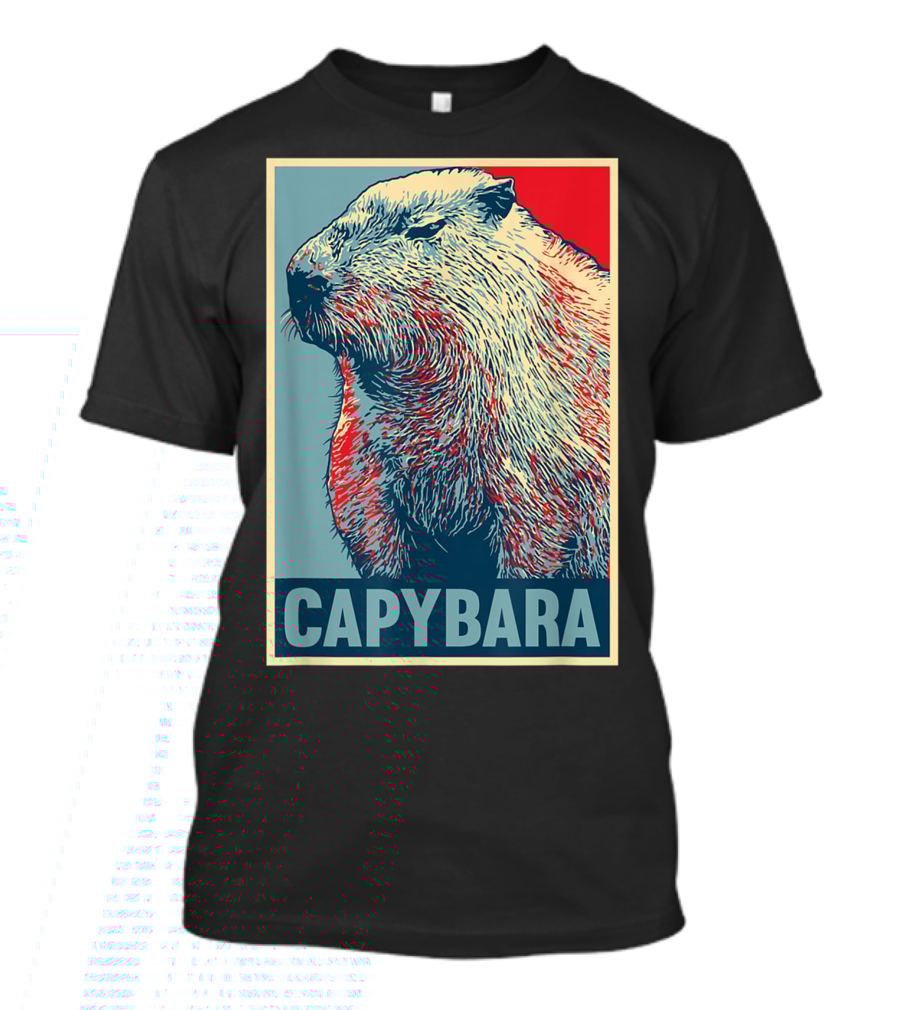 Capybara Funny Vegan Animal Lovers T-Shirt