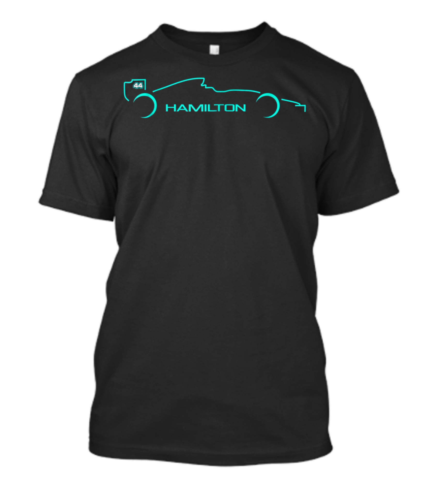 Hamilton 44 W07 Formula 1 Car T-Shirt