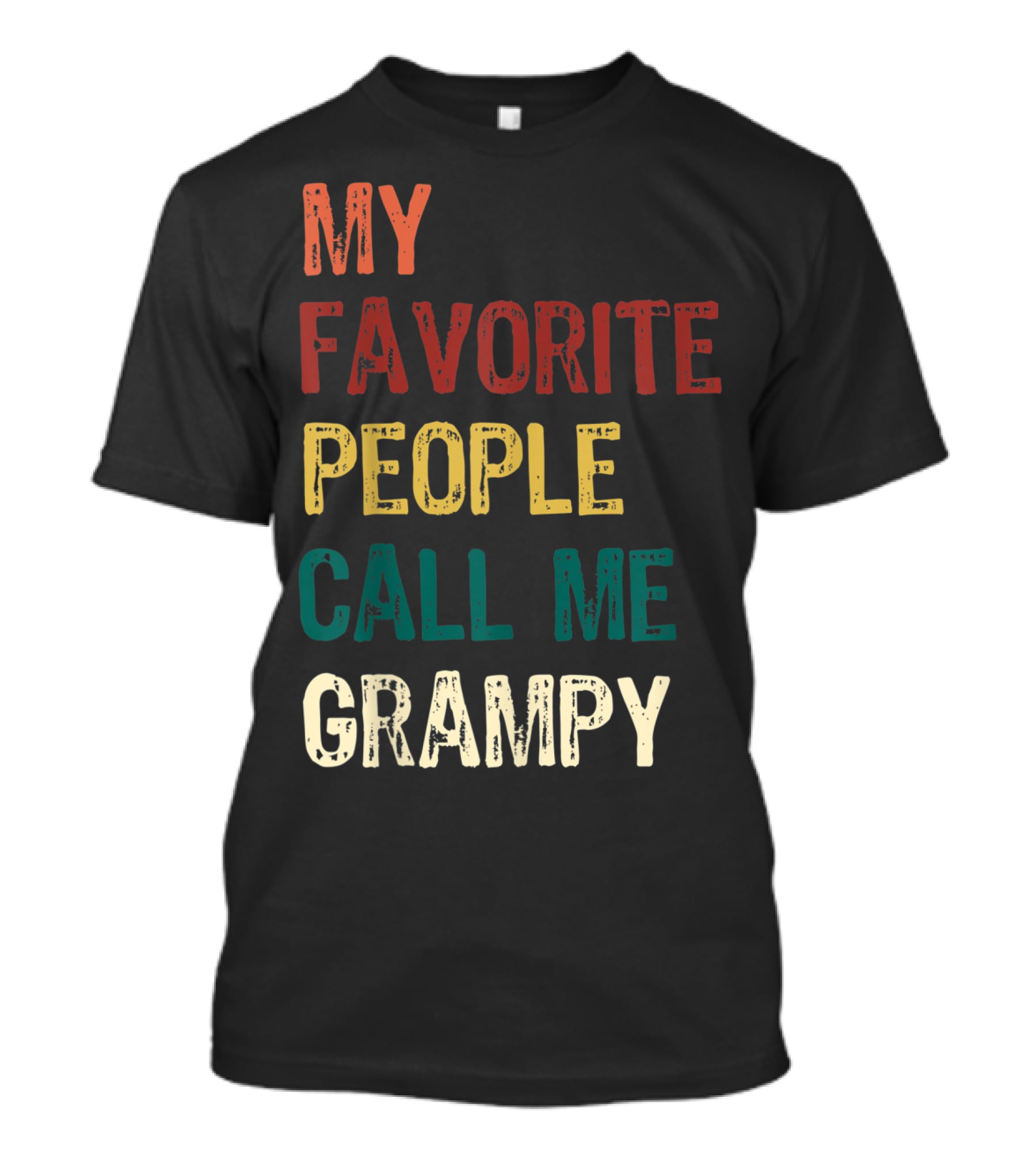 My Favorite People Call Me Grampy Vintage T-Shirt