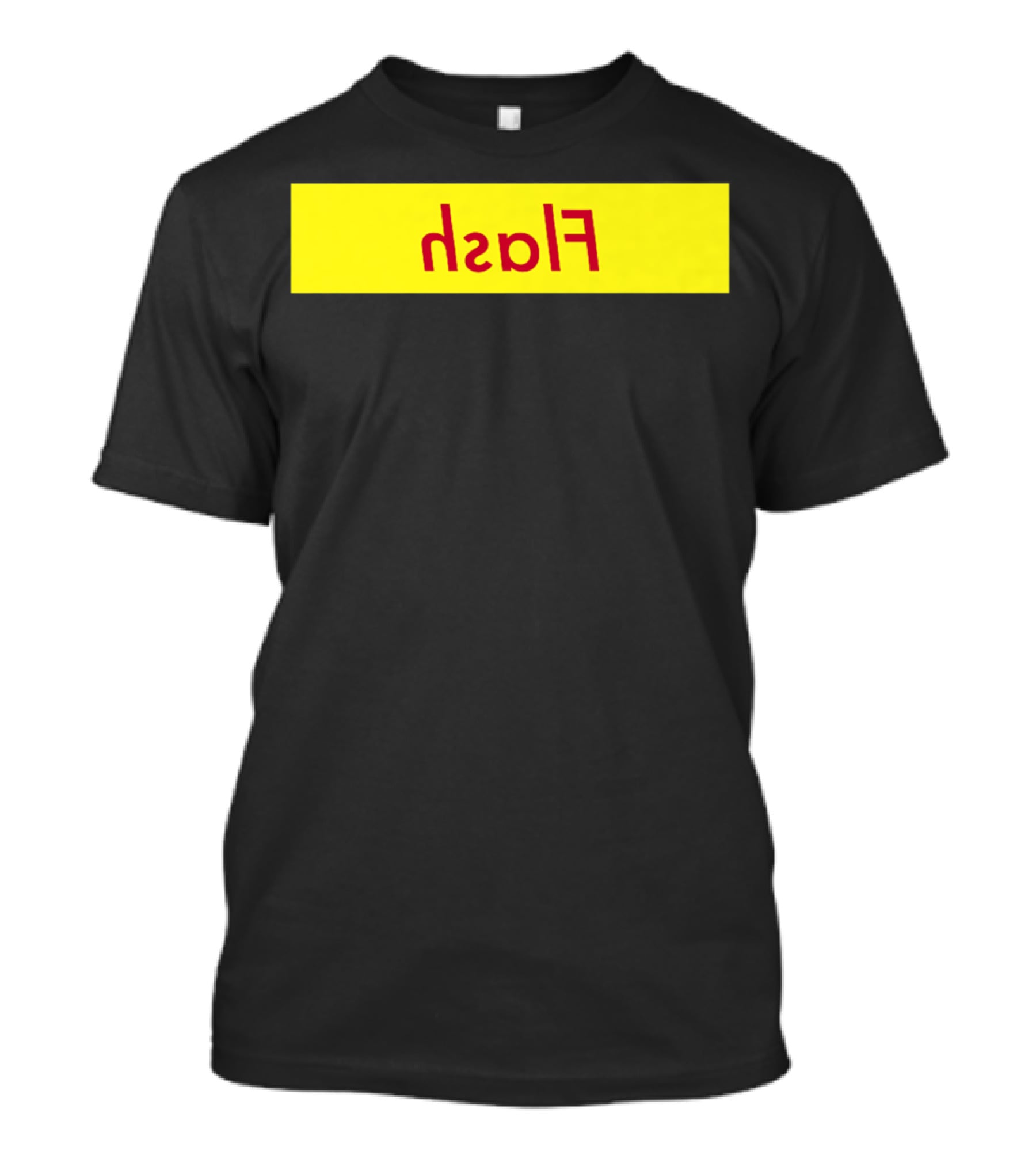 Reverse Flash Yellow Red Text Classic T-Shirt