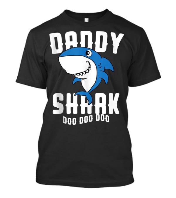 Daddy Shark Doo Doo Doo Husband Father's Day Gran T-Shirt