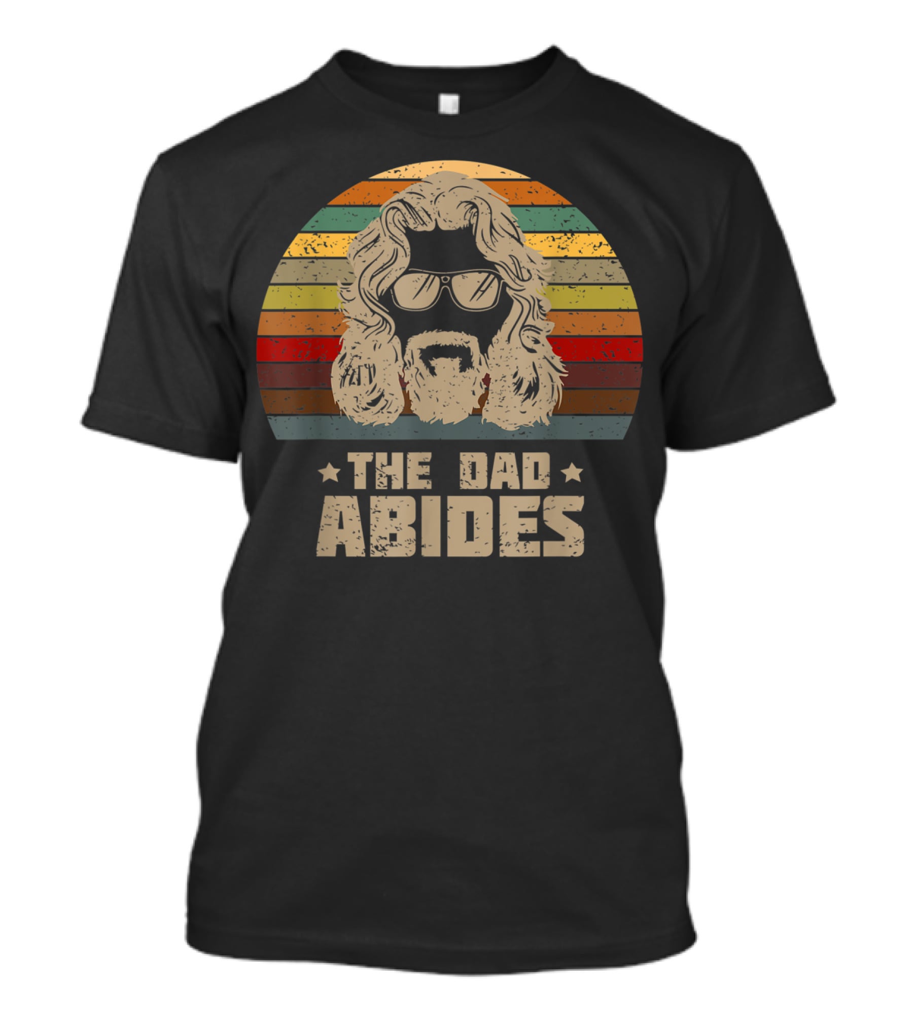 The Dad Abides Retro T-Shirt