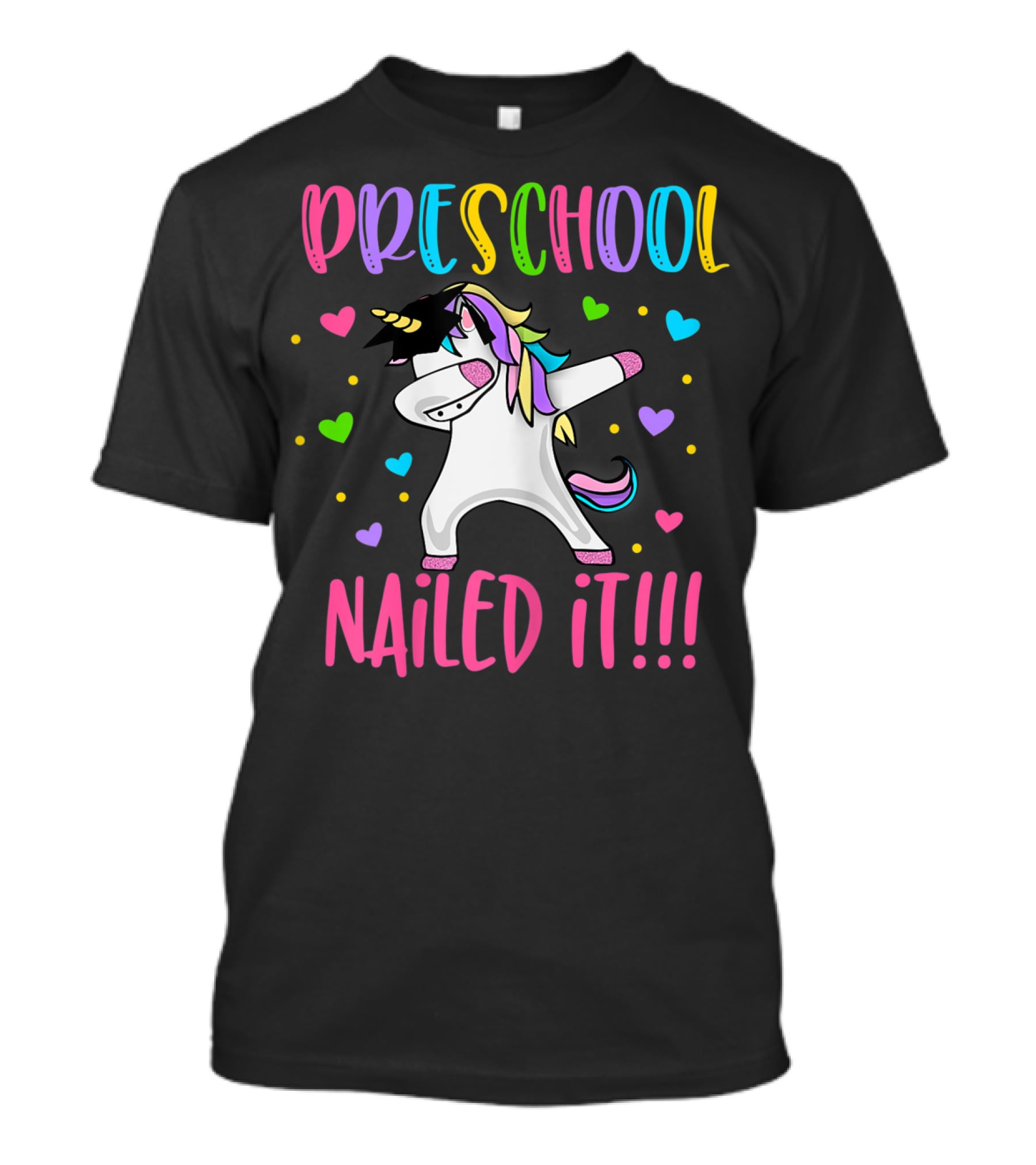 Preschool Nailed It Dabbing Unicorn T-Shirt