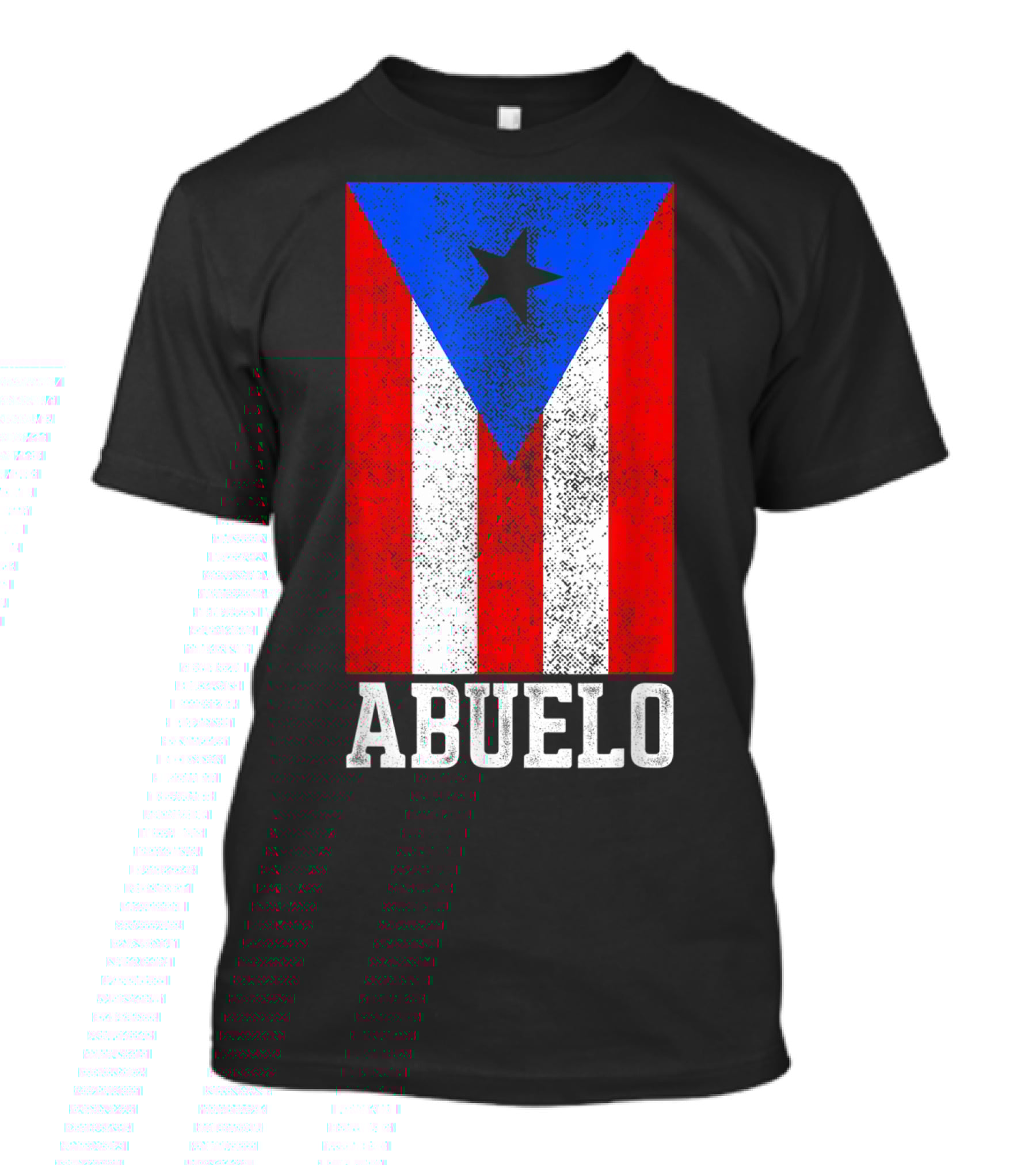 Puerto Rico Flag Abuelo T-Shirt
