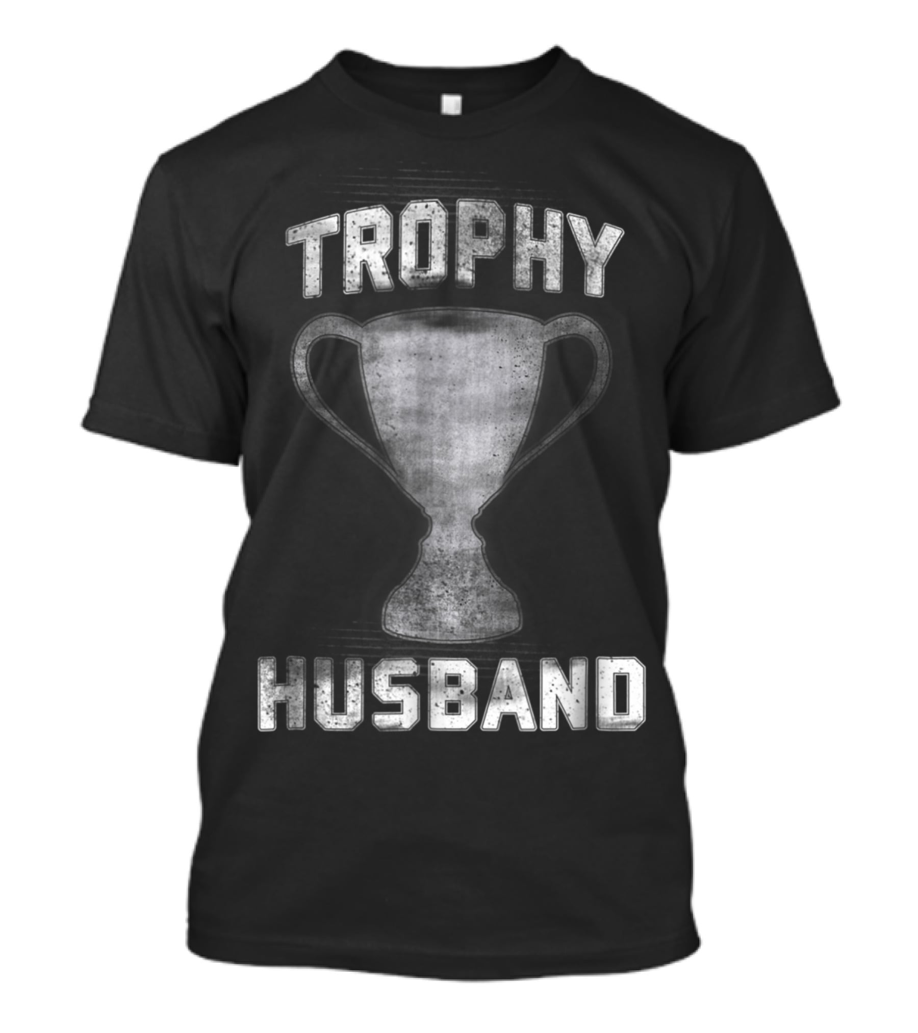 Mens Cool Vintage Style Trophy Husband T-Shirt