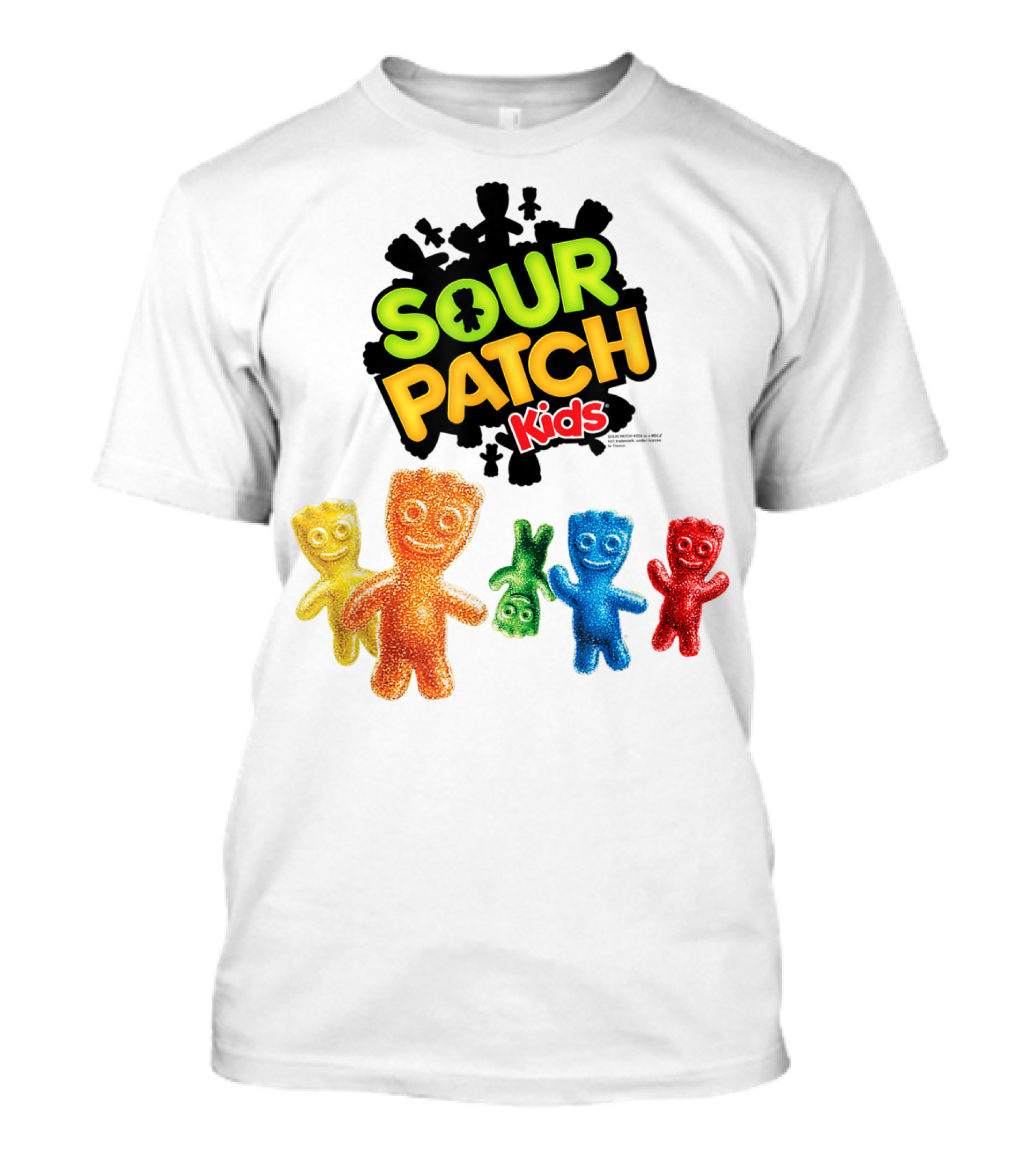 Sour Patch Kids Candy Colorful Characters T-Shirt