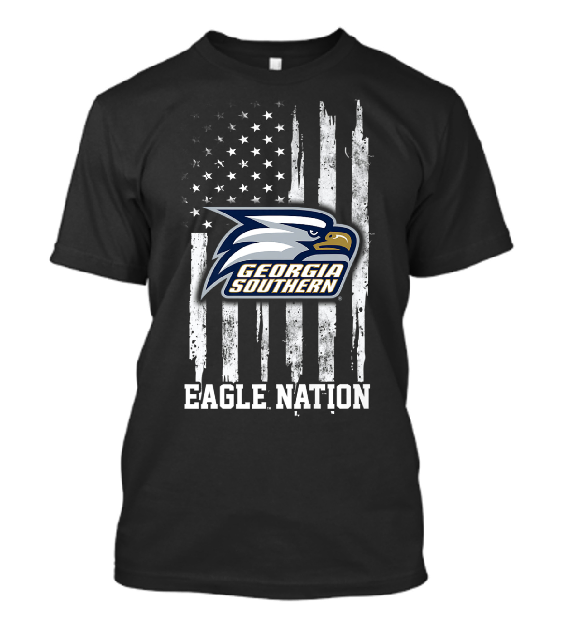 Georgia Southern Eagle Nation Flag T-Shirt