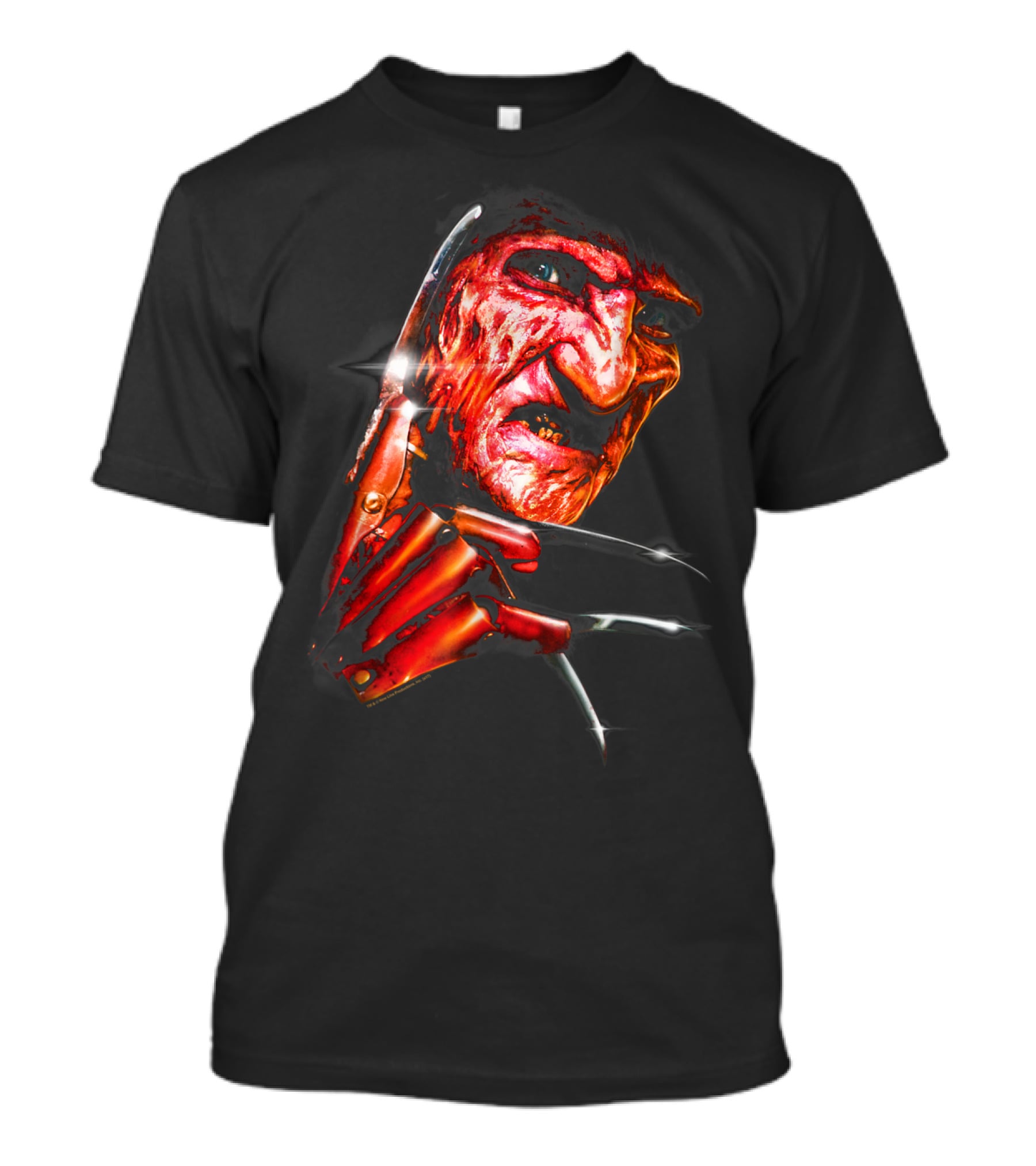 Nightmare On Elm Street Freddy Krueger Claw Face T-Shirt