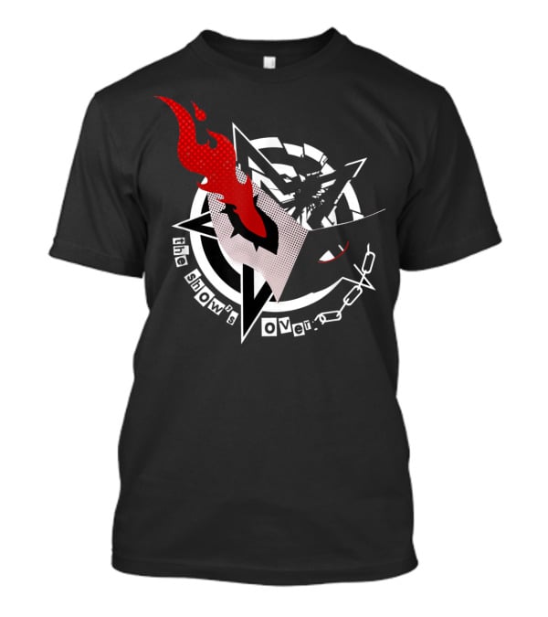 Persona 5 The Show's Over Mask Star Chains T-Shirt