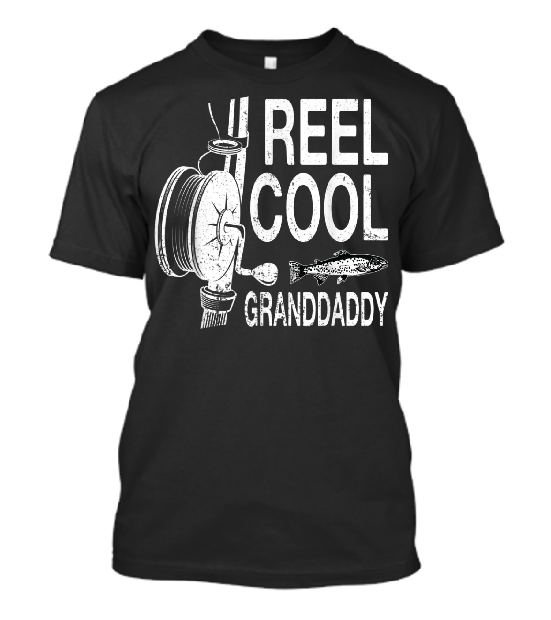 Reel Cool Granddaddy Fishing Reel Fish T-Shirt