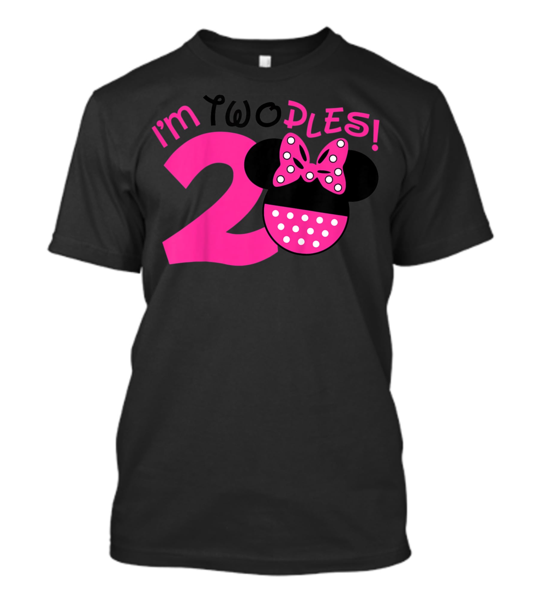 I'm Two Ples Mouse 2nd Birthday T-Shirt
